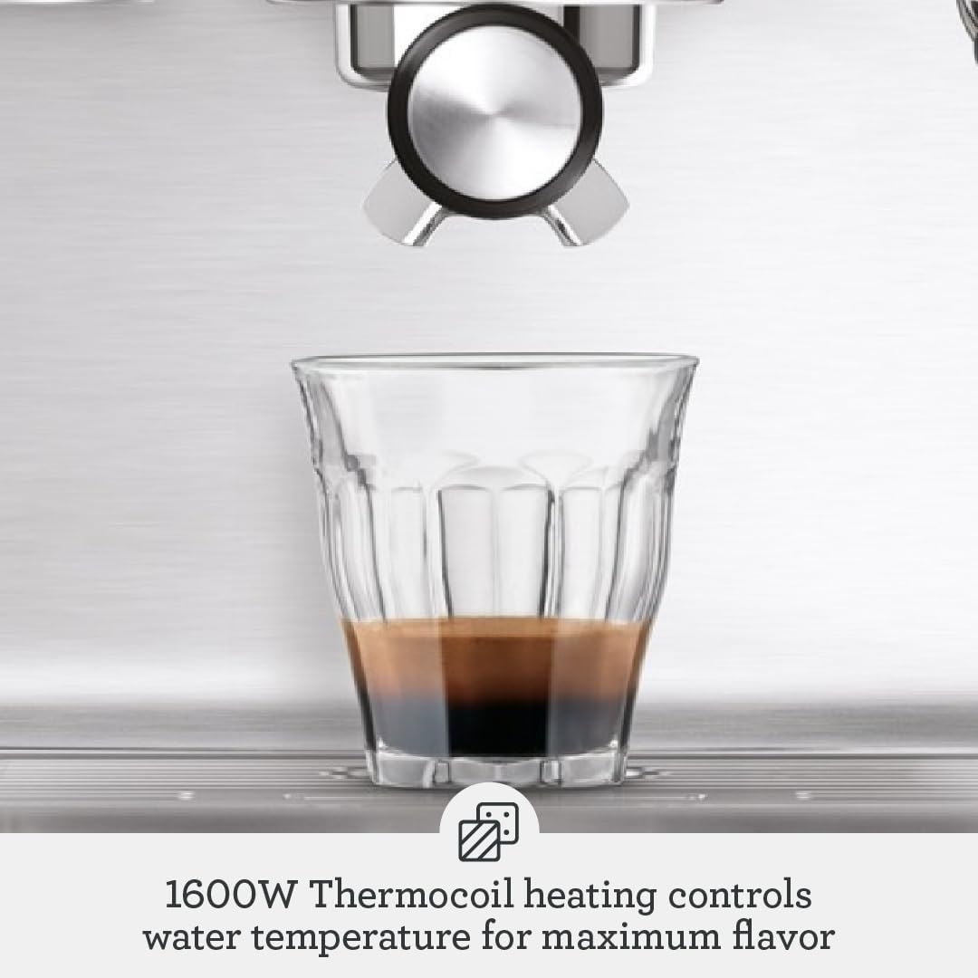 Breville Duo Temp Pro Espresso Machine BES810BSS, Brushed Stainless Steel