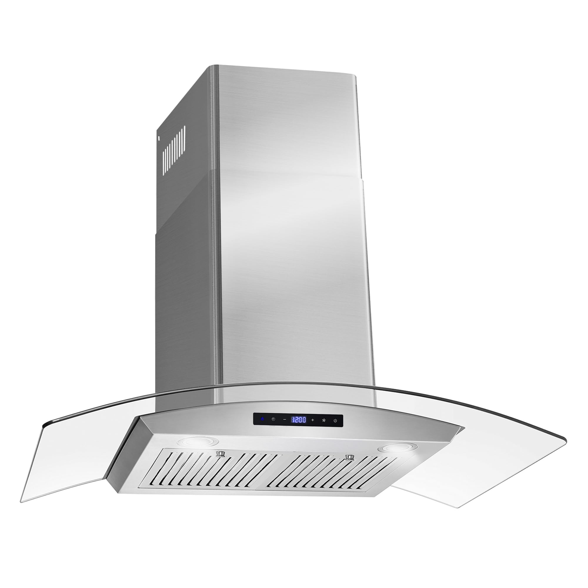 COSMO COS-668AS750 30 in. Vista Collection 380 CFM Ducted Wall Mount Range Hood, Touch Controls, LED Lights, Stainless Steel