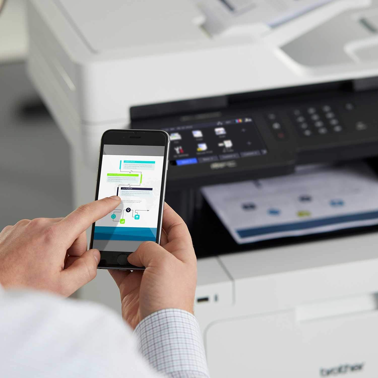 Brother MFC-L8930CDW Business Color Laser All-in-One Printer with Duplex Print, Scan, Copy, Low-Cost Printing, and Advanced Security Features