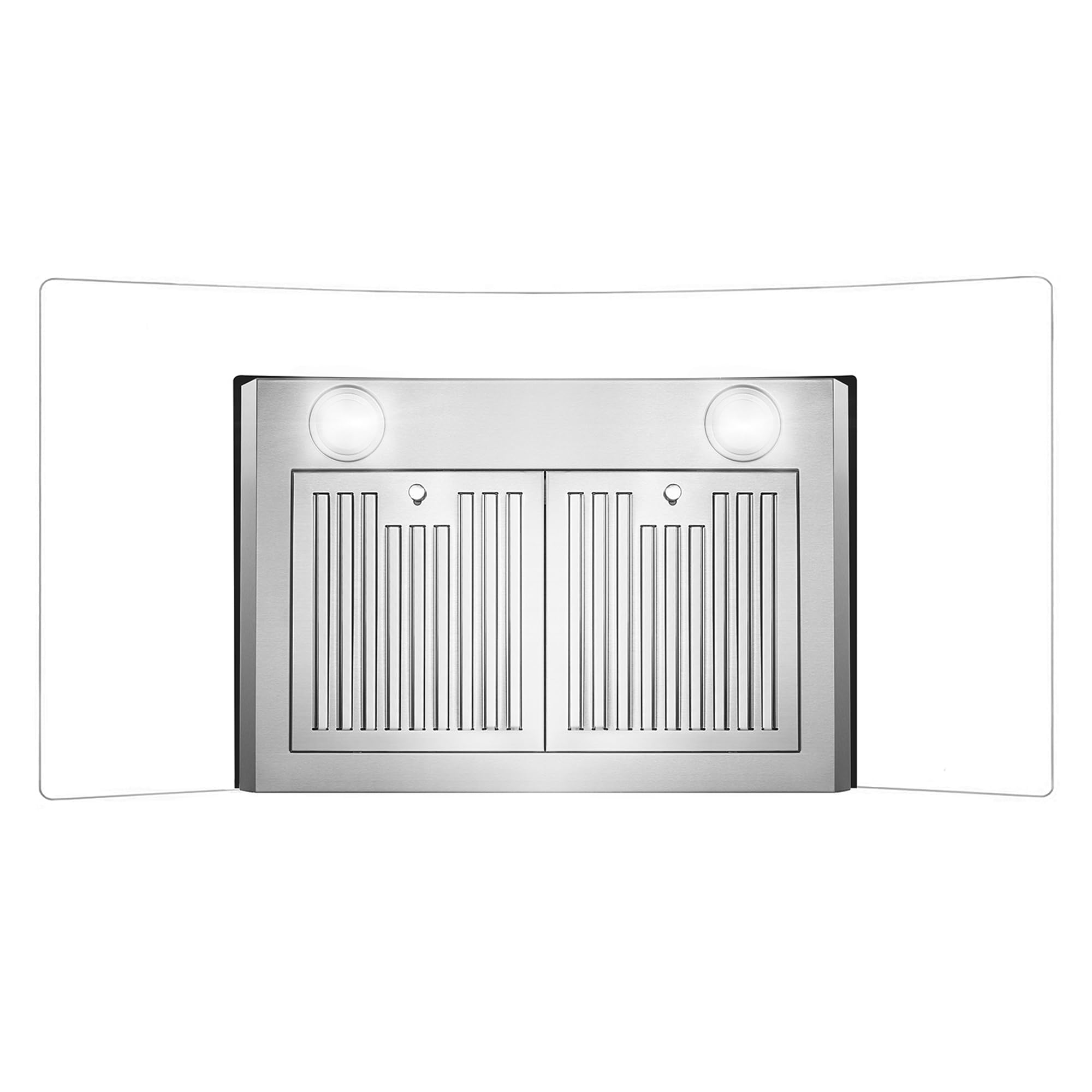 COSMO COS-668AS750 30 in. Vista Collection 380 CFM Ducted Wall Mount Range Hood, Touch Controls, LED Lights, Stainless Steel