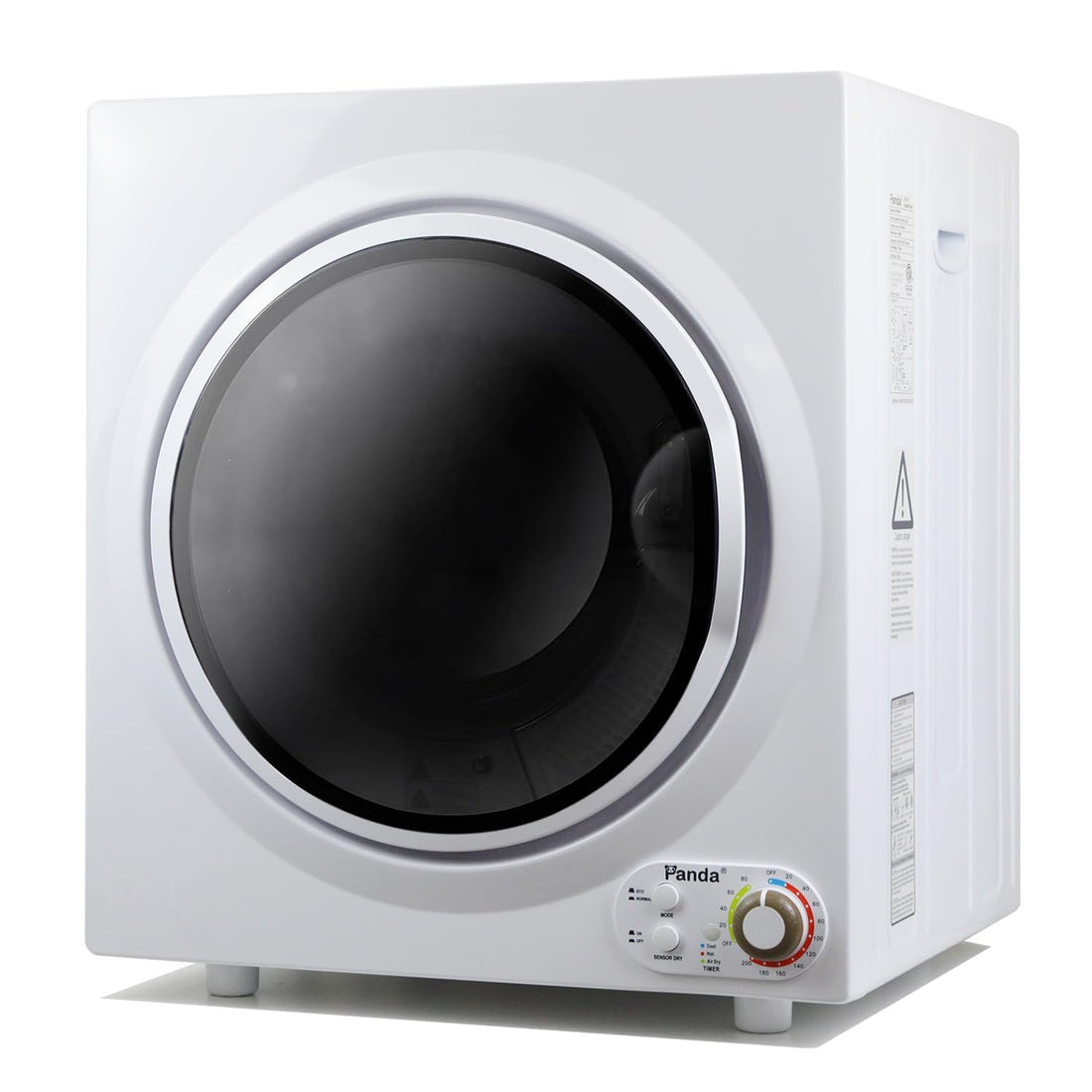 Panda Compact Dryer 13.2 lbs Load Volume 110V 1500W Portable Clothes Dryer 3.5 cu.ft. Stainless Steel Tub, 4 Drying Modes
