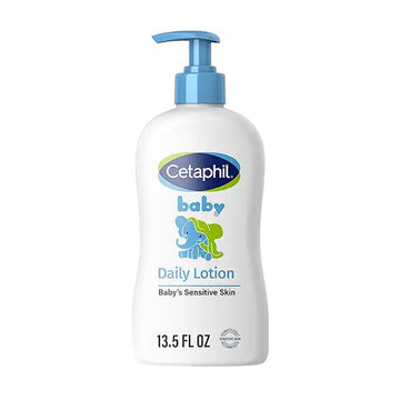 Cetaphil Baby Daily Lotion With Organic Calendula, Vitamin E, Sweet Almond & Sunflower Oils, Tear Free, Paraben, Colorant and Mineral Oil Free, Dermatologist Tested, 399ml