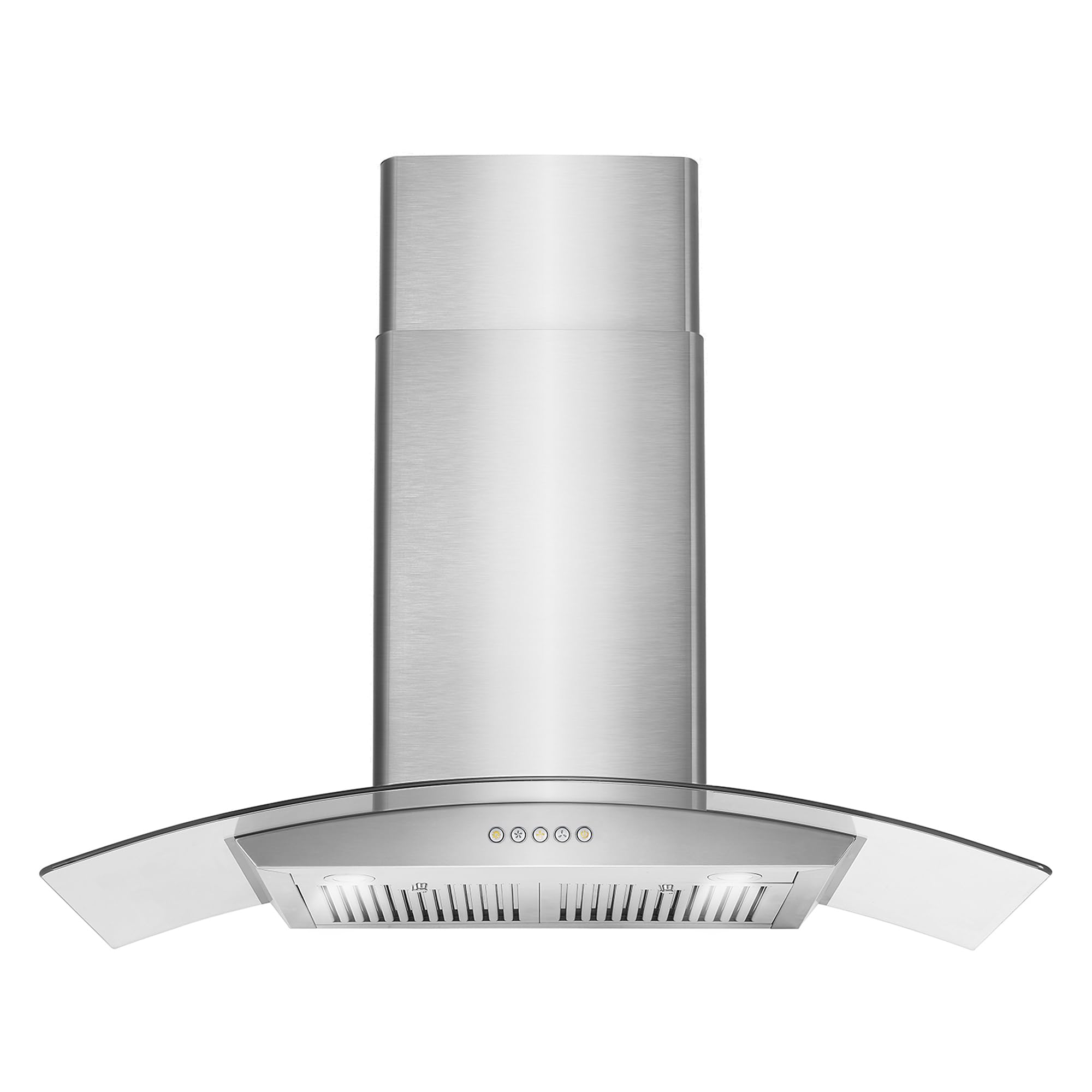 COSMO COS-668AS750 30 in. Vista Collection 380 CFM Ducted Wall Mount Range Hood, Touch Controls, LED Lights, Stainless Steel