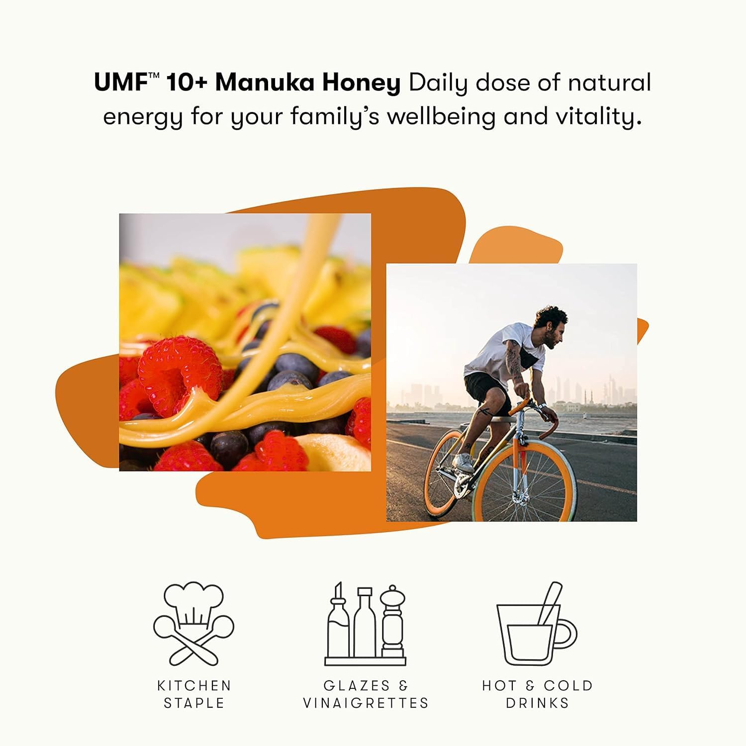 New Zealand Honey Co. Raw Manuka Honey UMF 10+ | MGO 263+, 17.6oz / 500g | Organic Medical Grade Manuka Honey for Daily Wellness, Skin Care & Dogs