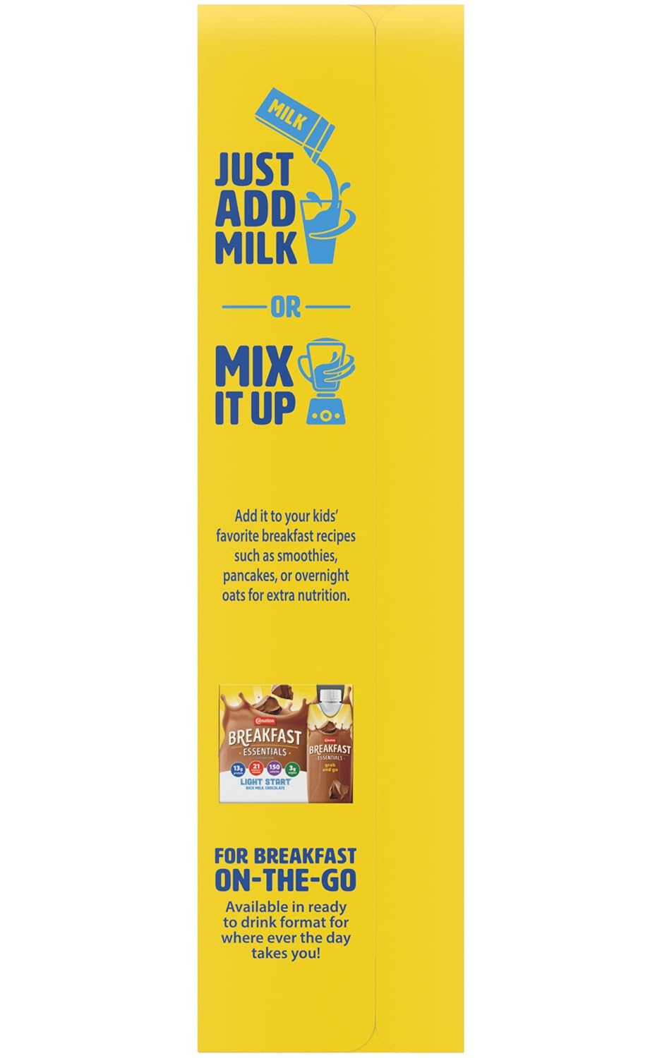 Carnation Breakfast Essentials Light Start Powder Drink Mix, Rich Milk Chocolate.705 Oz, 8 Ct (Pack of 2)