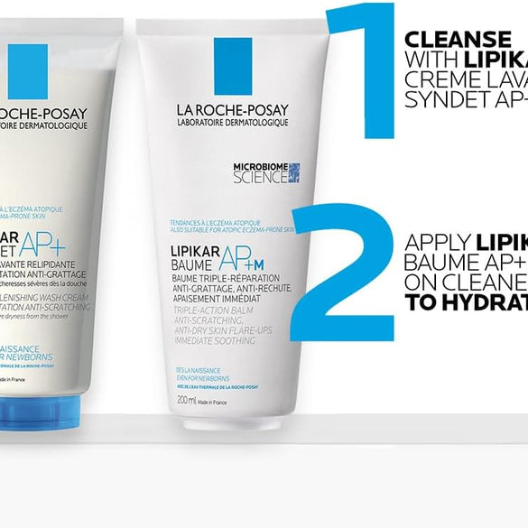La Roche-Posay Lipikar Baume Ap+M Moisturizing for Dry and Eczema-Prone Skin 400ml