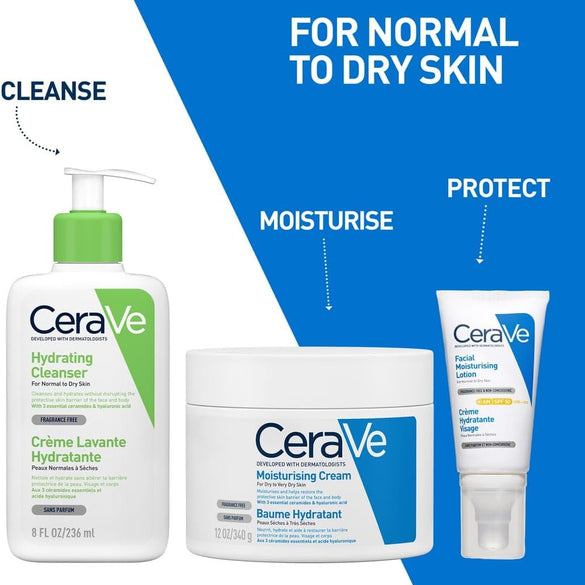 CeraVe AM Facial Moisturizing Lotion SPF50 for Normal to Dry Skin 52ml