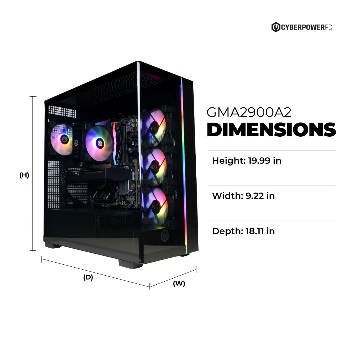 CyberPowerPC Gamer Master Gaming PC, AMD Ryzen 7 8700F 4.1GHz, GeForce RTX 5060 Ti 8GB, 16GB DDR5, 1TB PCIe 4.0 SSD, WiFi Ready & Windows 11 Home (GMA2900A3)