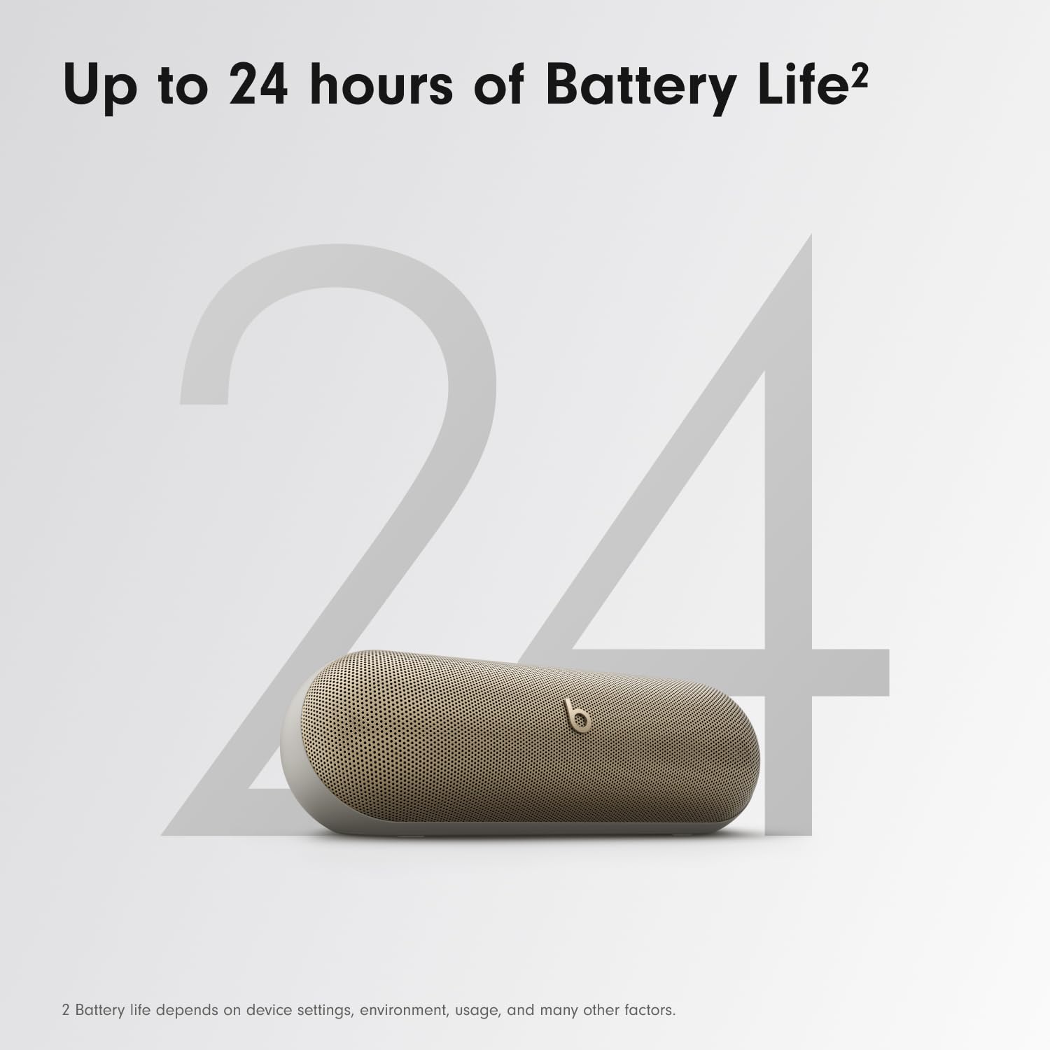 Beats Pill - Portable Bluetooth Speaker - Up to 24H Battery Life, Water Resistant, Bluetooth, Apple & Android Compatible, Seriously Loud Sound for Home, Outdoor and Travel - Matte Black