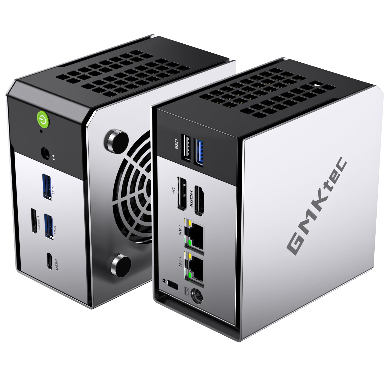 GMKtec Gaming Mini PC Ryzen 7640HS (Beats 6800H/6800U) 16GB DDR5 512GB NVMe SSD Dual NIC LAN 2.5GbE /WiFi 6E BT5.2 /USB4 Desktop Computers Office Home M6 Ultra