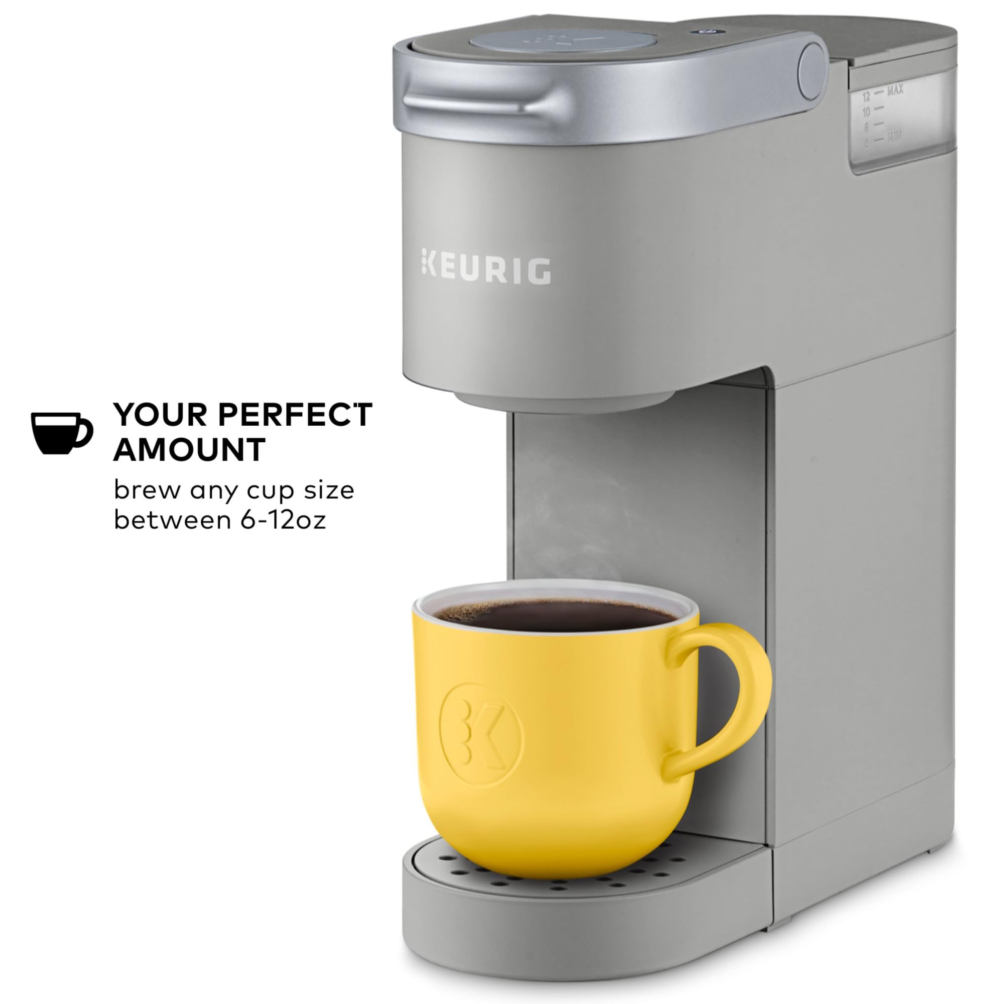 Keurig K-Mini Single Serve K-Cup Pod Coffee Maker, 6 to 12oz Brew size, with Cord Storage, Perfect for Small Spaces, Black