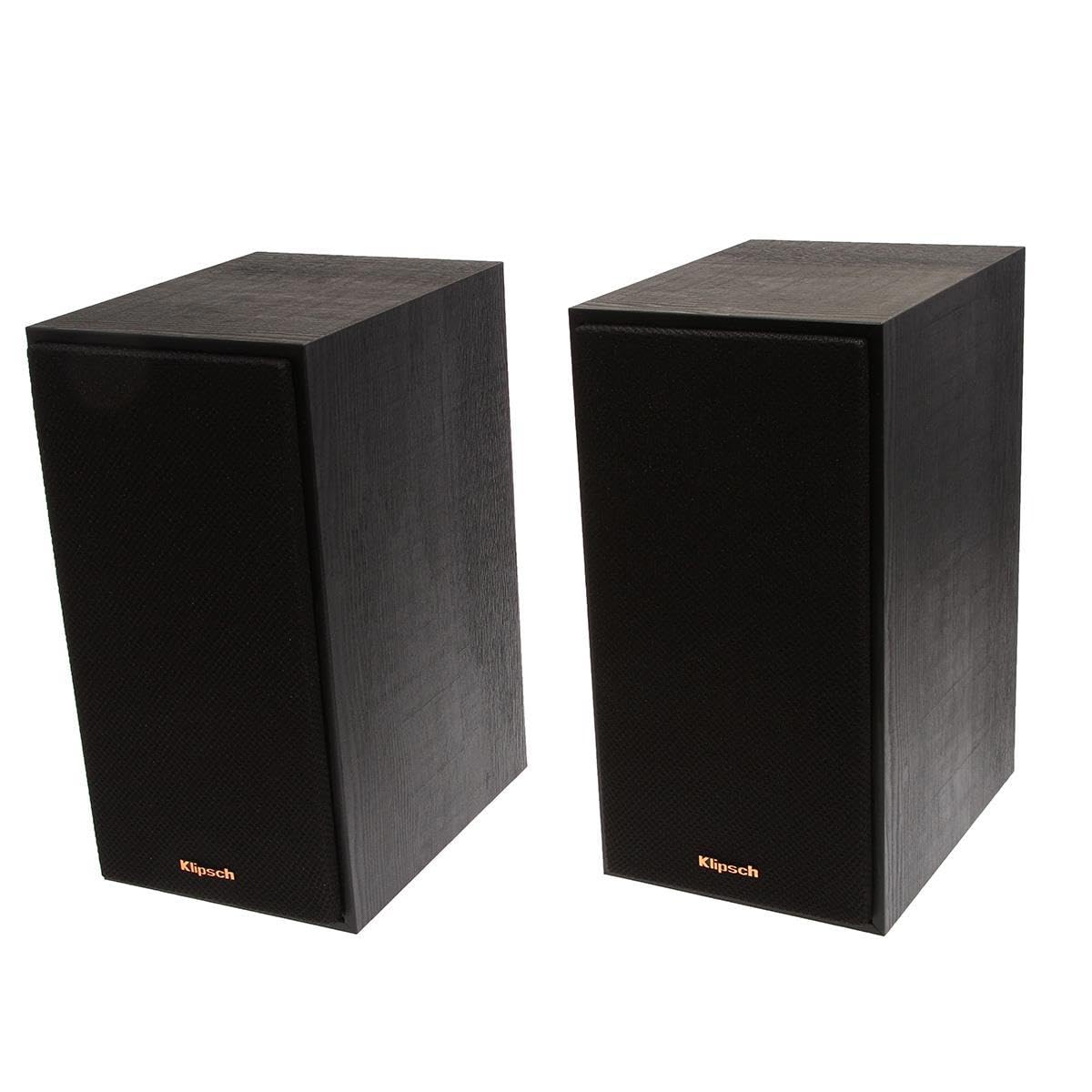 Klipsch Reference 5.1 Dolby Atmos Home Theater System with R-625FA Floorstanding Speakers, R-52C Center, R-41M Surrounds & R-12SW 12" Powered Subwoofer, Black (Speaker System + Subwoofer)