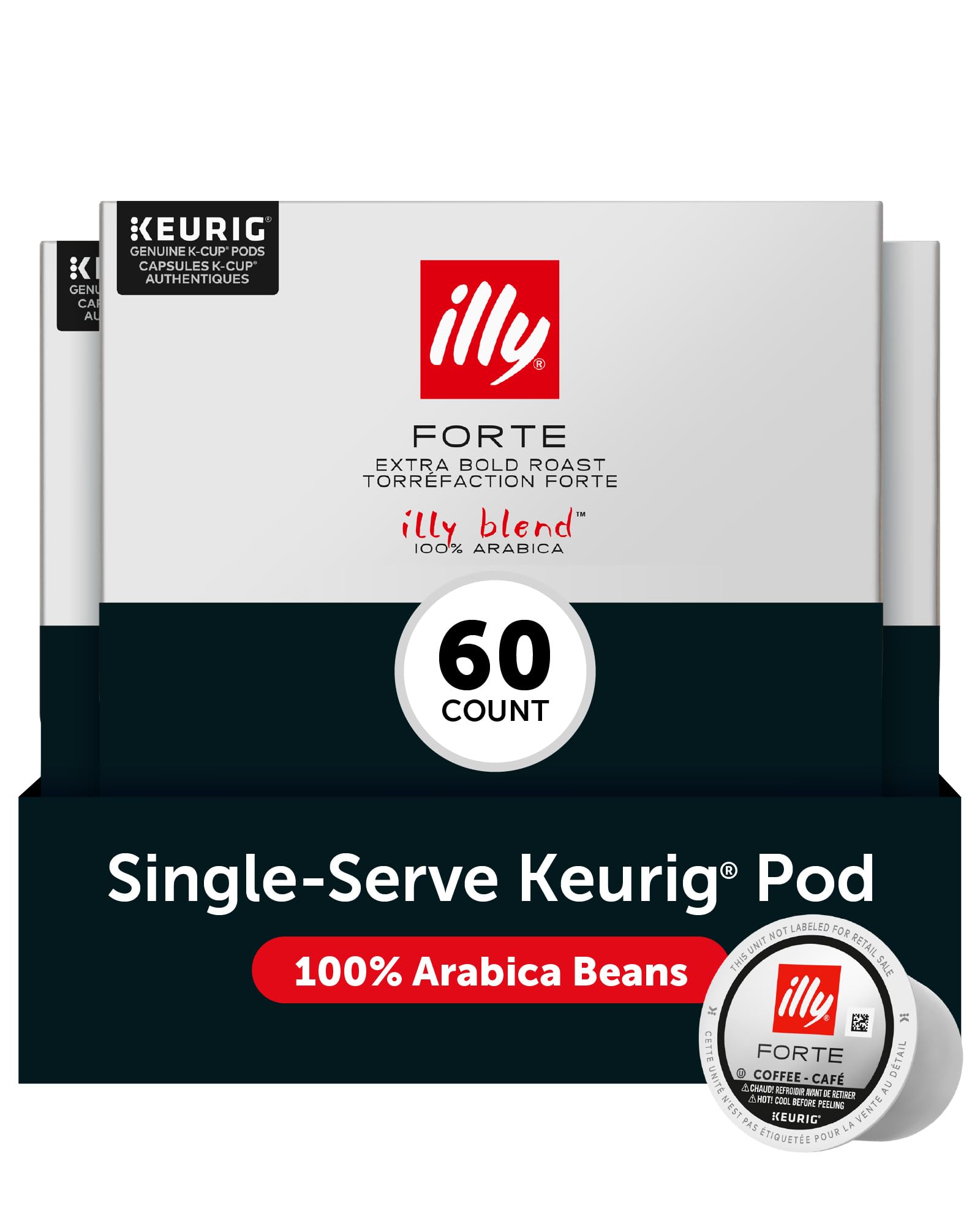 Illy Coffee K Cups - Pods For Keurig Machines – Classico Roast - Caramel, Orange Blossom & Jasmine - Mild, Flavorful & Balanced Flavor - No Preservatives – 32 Count