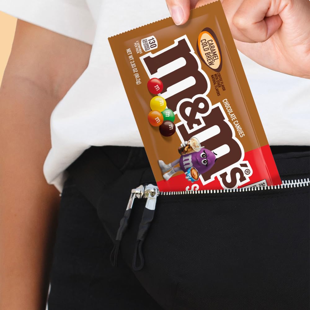 M&M'S Peanut Chocolate Candy, Full Size 1.74 oz Bag, Pack of 48 Bulk Candy Chocolate