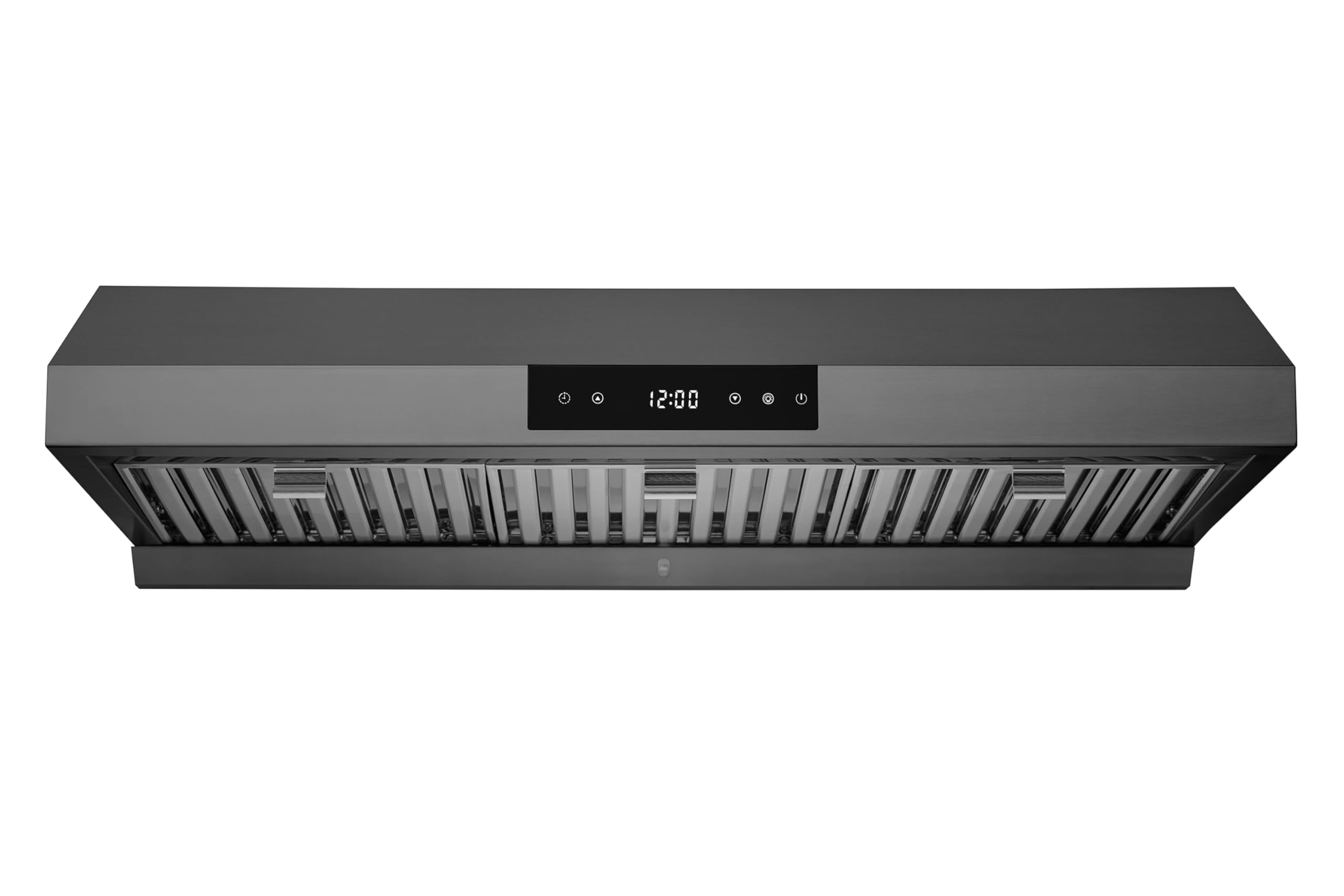 Hauslane Range Hood 30 Inch - Ducted Under Cabinet Range Hood 30" Stainless Steel Kitchen Hood, 6 Speed Vent Hood 30 Inches, Stove Vent Hood for Kitchen, Vent Hoods 30 Inch with LED - Chef Series PS18
