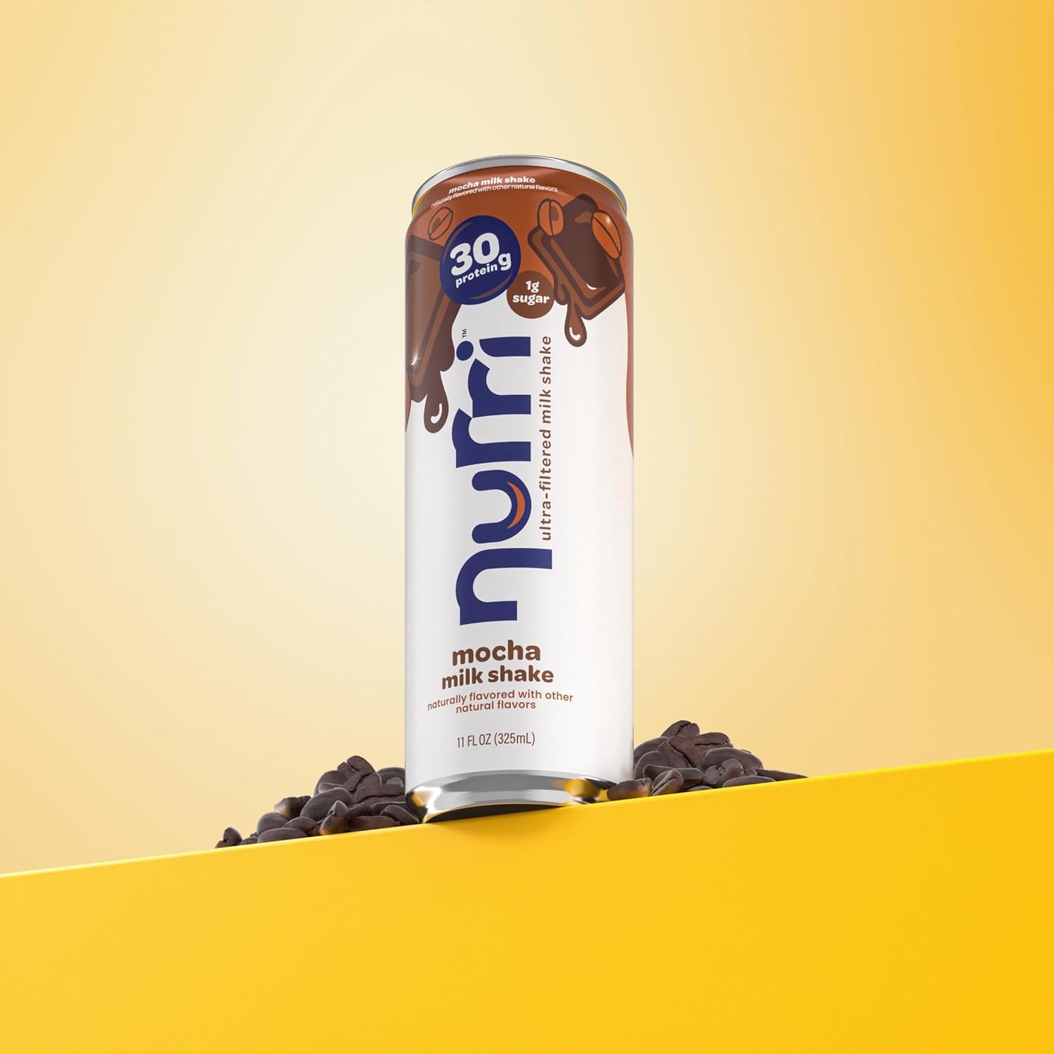 Nurri - 30g Protein Ultra Filtered Milk Shake – Chocolate - Lactose Free, Low Sugar, 150 Calories, 10 Vitamins and Minerals - 11 fl oz, 10 Cans