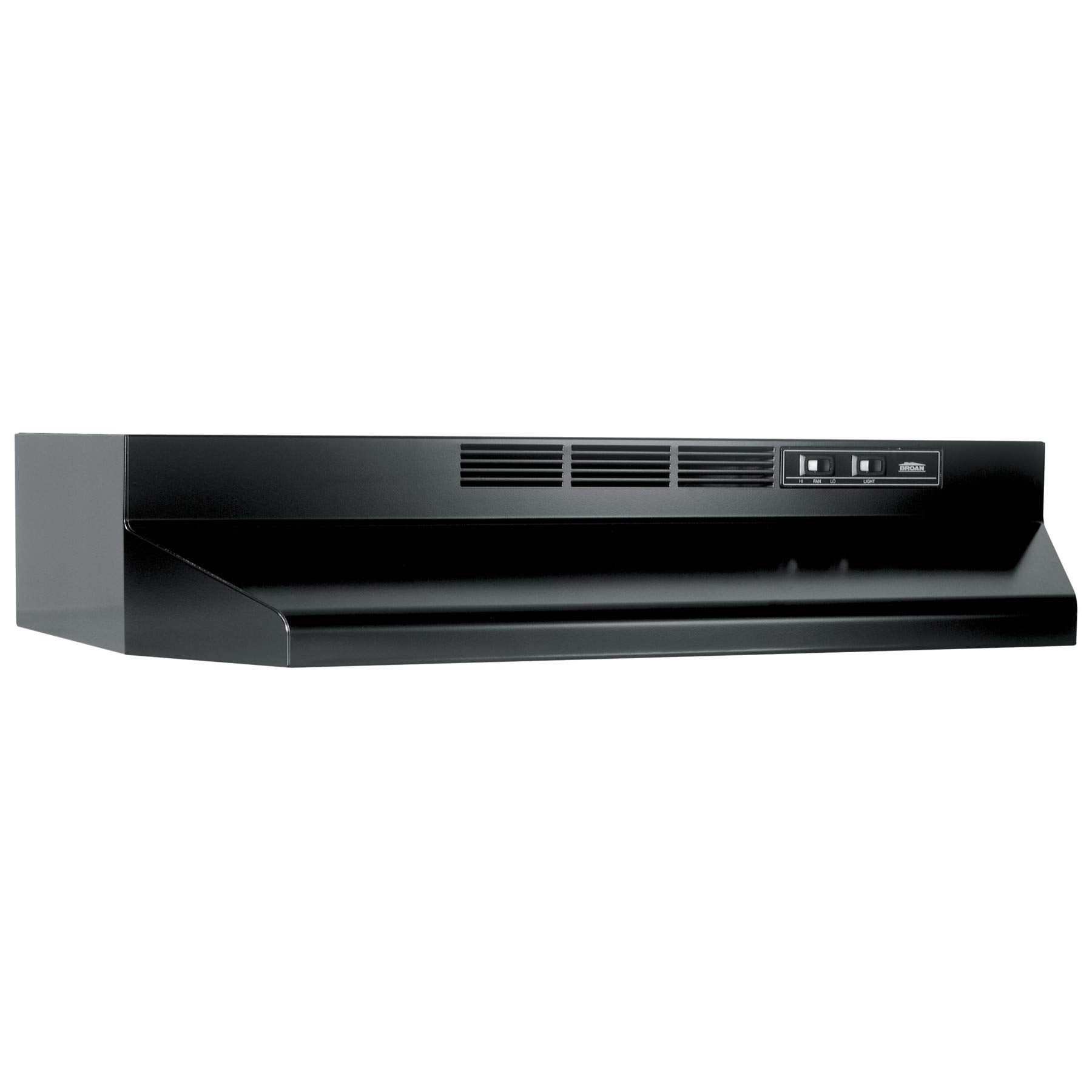 Broan-NuTone 413001 Non-Ducted Ductless Range Hood with Lights Exhaust Fan for Under Cabinet, 30-Inch, White