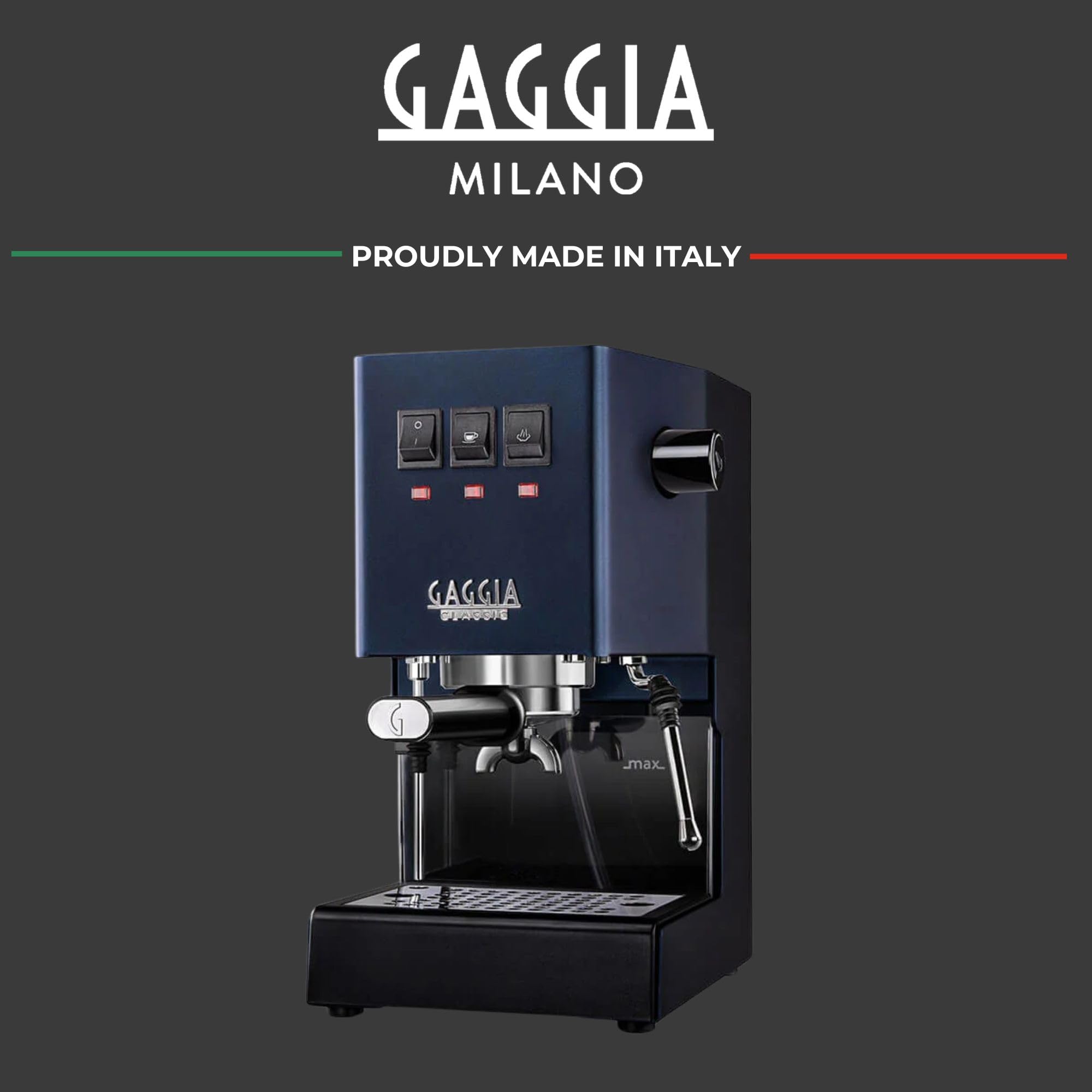 Gaggia RI9380/46 E24 Espresso Machine, Brushed Stainless Steel