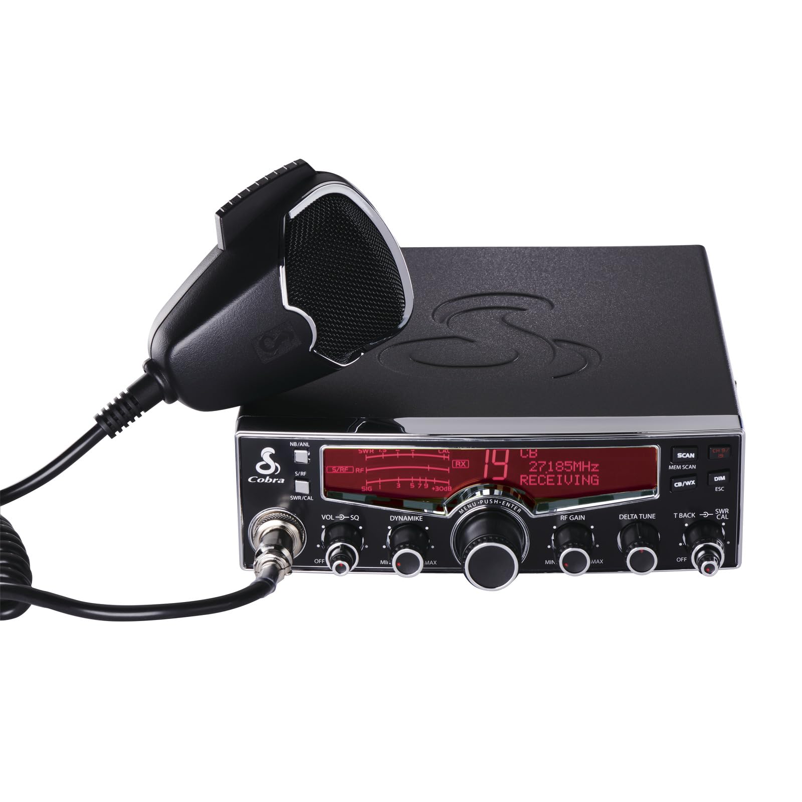 Cobra 29 LTD Classic AM/FM Professional CB Radio - Easy to Operate, Emergency Radio, Instant Channel 9, 4-Watt Output, Full 40 Channels, Adjustable Receiver and SWR Calibration, Black