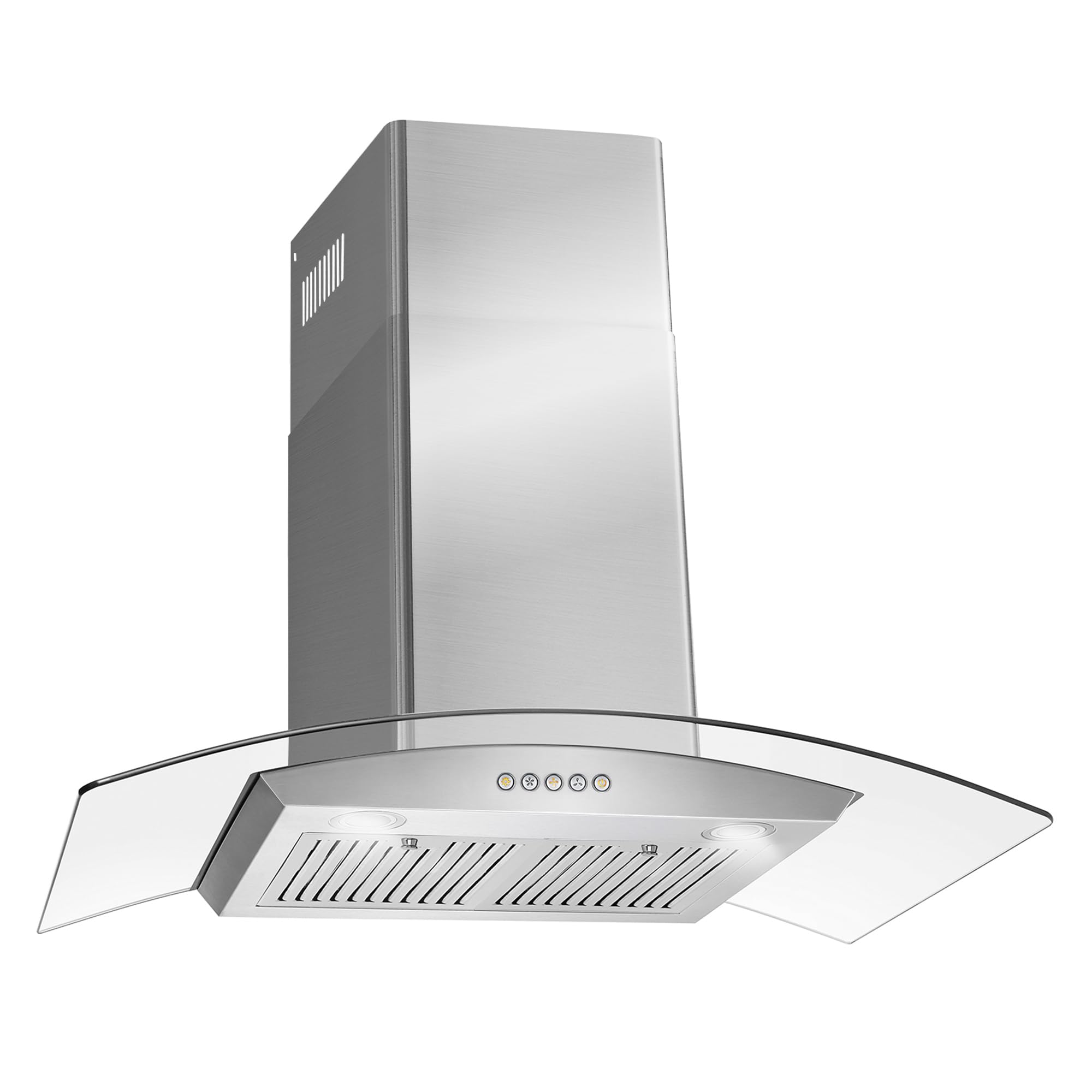 COSMO COS-668AS750 30 in. Vista Collection 380 CFM Ducted Wall Mount Range Hood, Touch Controls, LED Lights, Stainless Steel