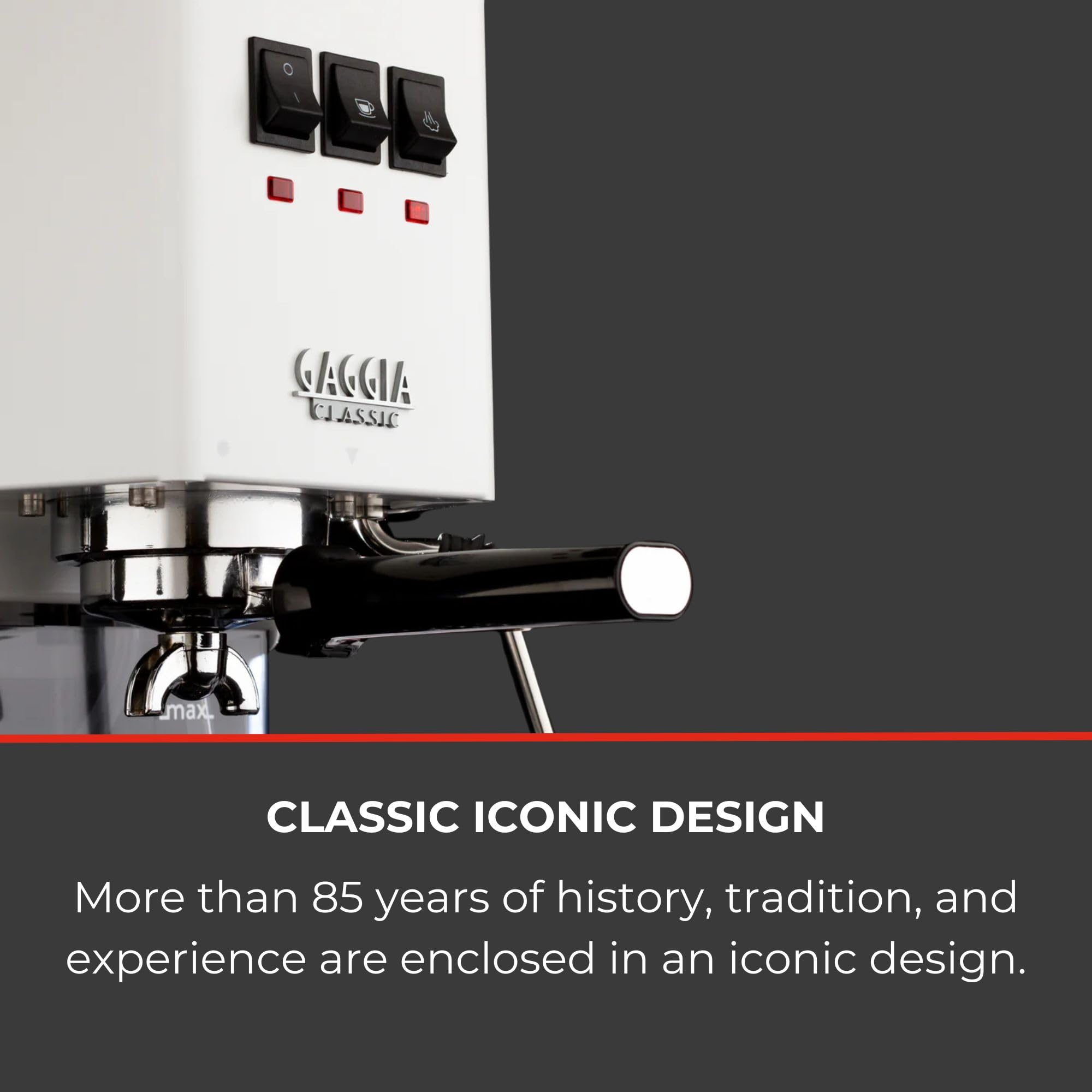 Gaggia RI9380/46 E24 Espresso Machine, Brushed Stainless Steel