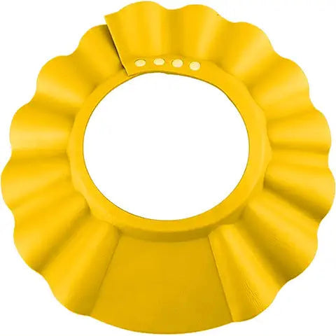 Baby Shower Cap - Yellow, Bath Visor, Hair Shield Cap for Baby Bath Safety