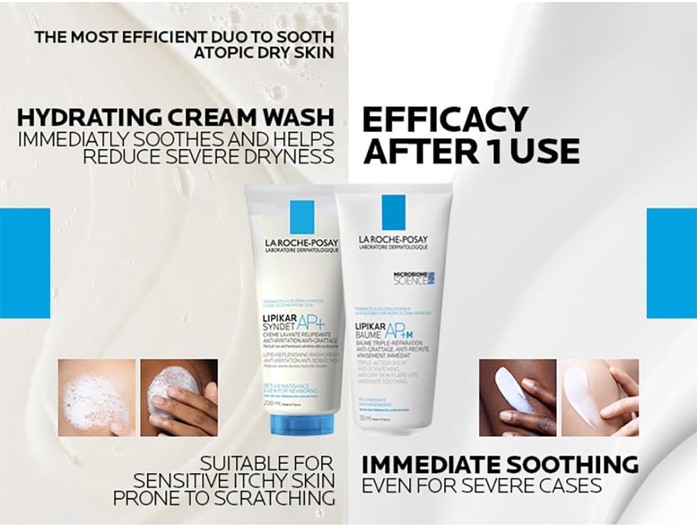 La Roche-Posay Lipikar Baume Ap+M Moisturizing for Dry and Eczema-Prone Skin 400ml