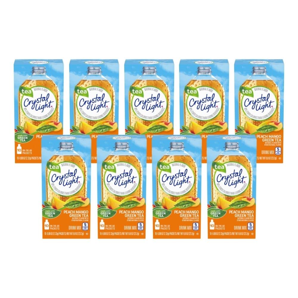 Crystal Light Pink Lemonade Drink Mix (8-Quart), 1.9-Ounce Canisters (Pack of 4)