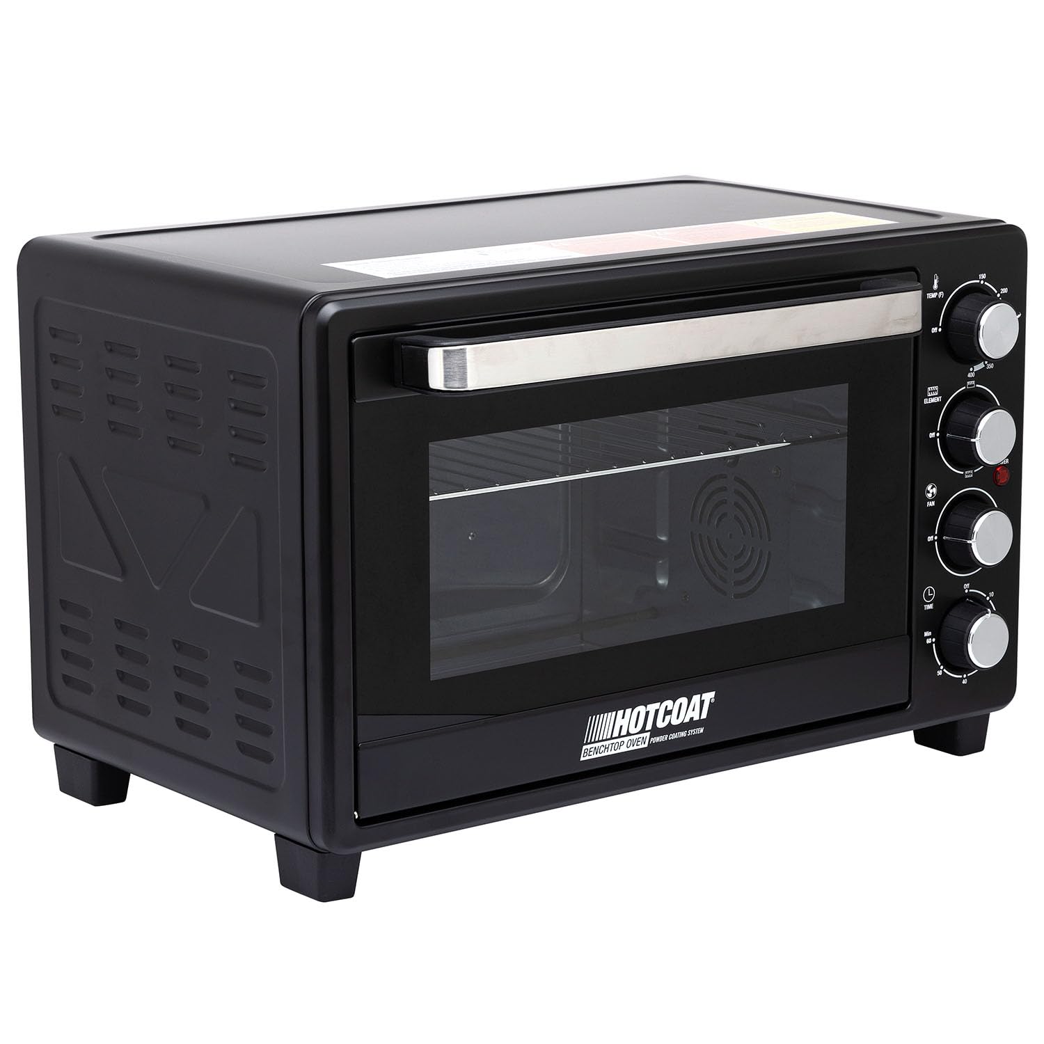 Eastwood Hotcoat Bench Top Powder Coating Oven | Easy-to-Use Compact Powder Coat Curing Oven for Small to Mid-Size Coating Projects | Operates on 150-400°F, 120V, 1600W with Built-in Timer