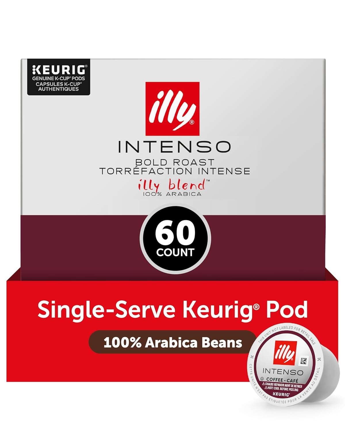 Illy Coffee K Cups - Pods For Keurig Machines – Classico Roast - Caramel, Orange Blossom & Jasmine - Mild, Flavorful & Balanced Flavor - No Preservatives – 32 Count