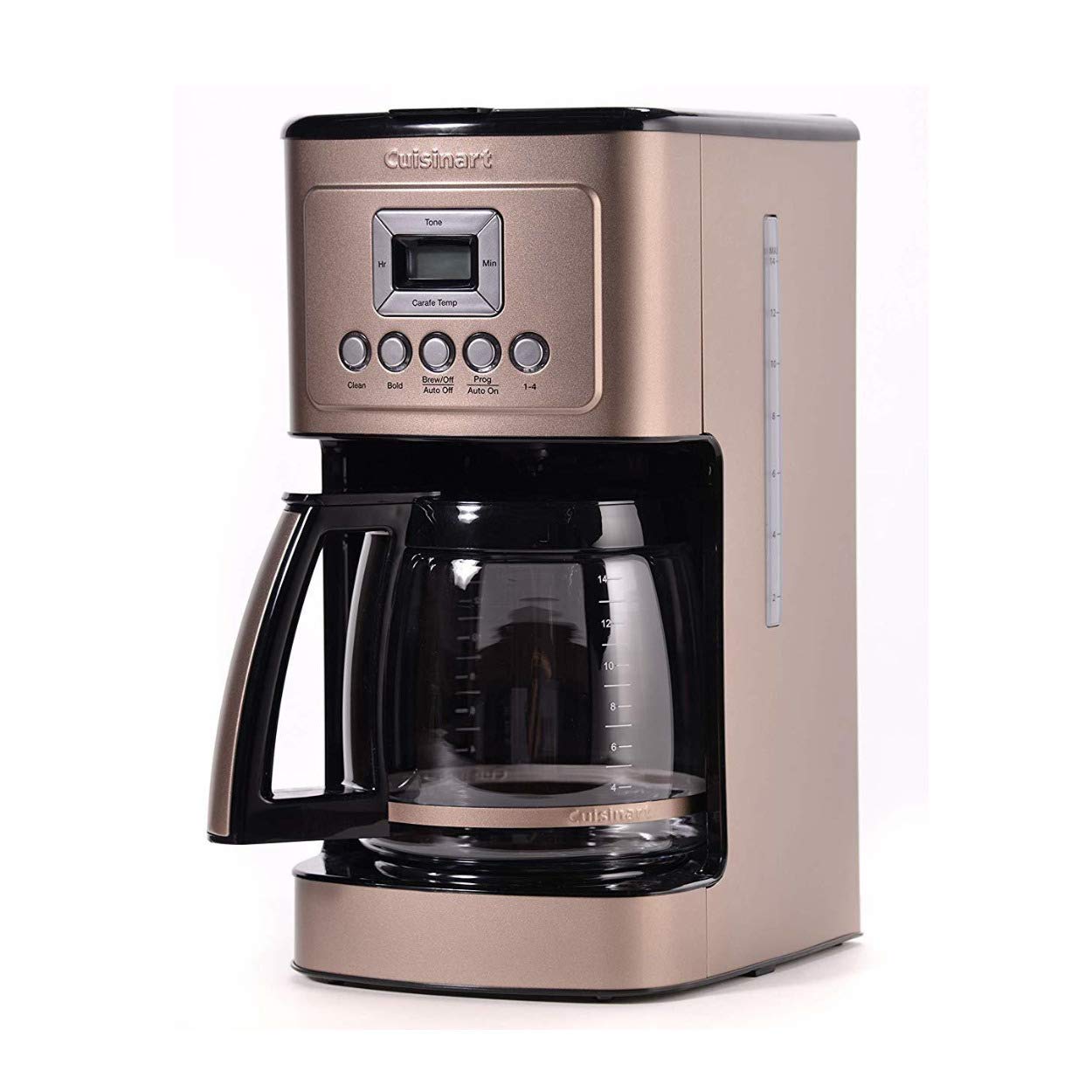 Cuisinart 14-Cup Coffee Maker, Programmable PerfecTemp Glass Carafe Coffee Machine with 1-4 Cup Setting, Brew Strength Control and Pause, Stainless Steel, DCC-3200NAS