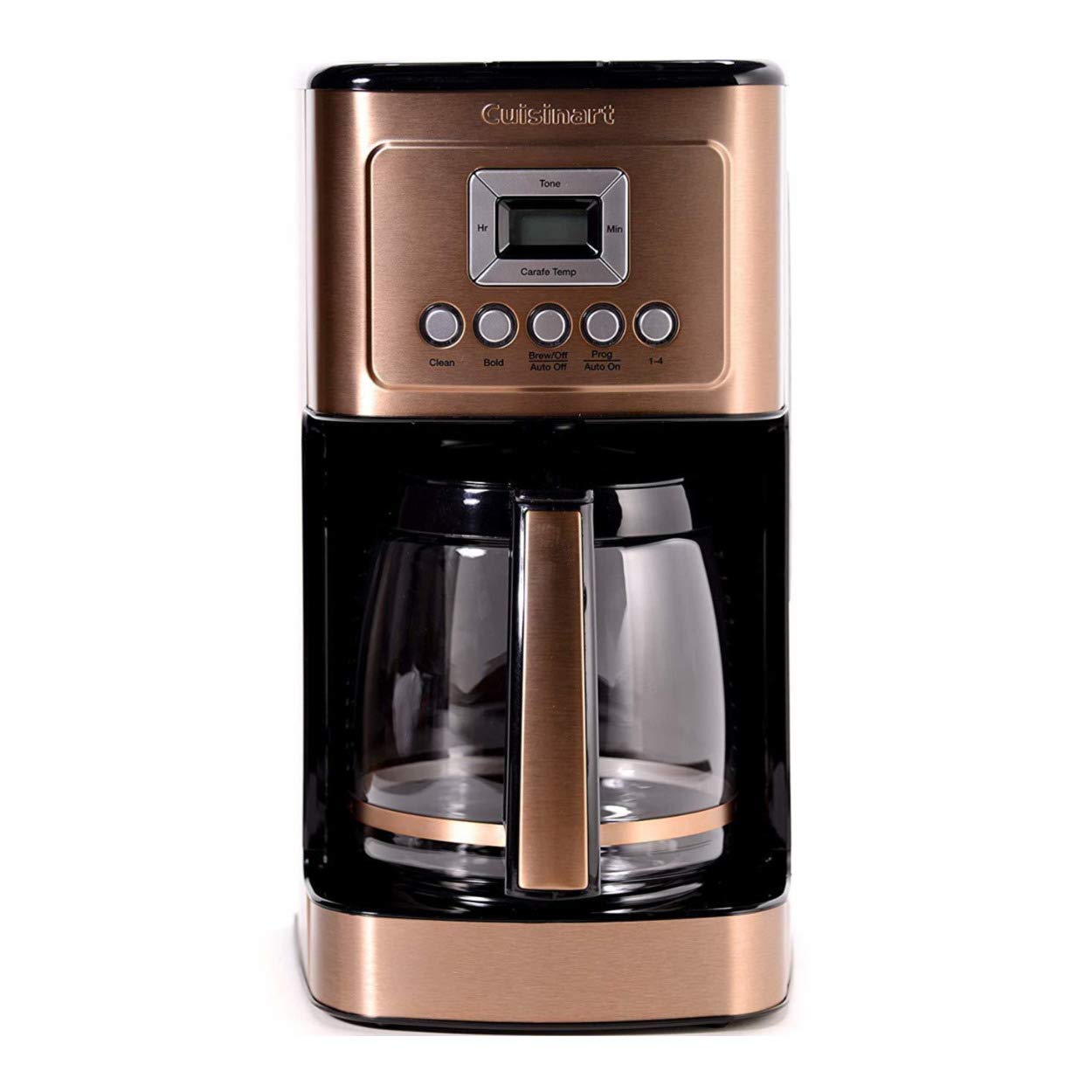 Cuisinart 14-Cup Coffee Maker, Programmable PerfecTemp Glass Carafe Coffee Machine with 1-4 Cup Setting, Brew Strength Control and Pause, Stainless Steel, DCC-3200NAS