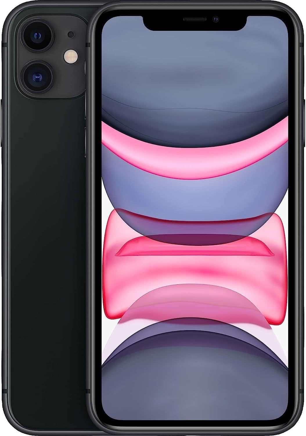 Apple iPhone 11, 64GB, Black - Unlocked (Renewed)