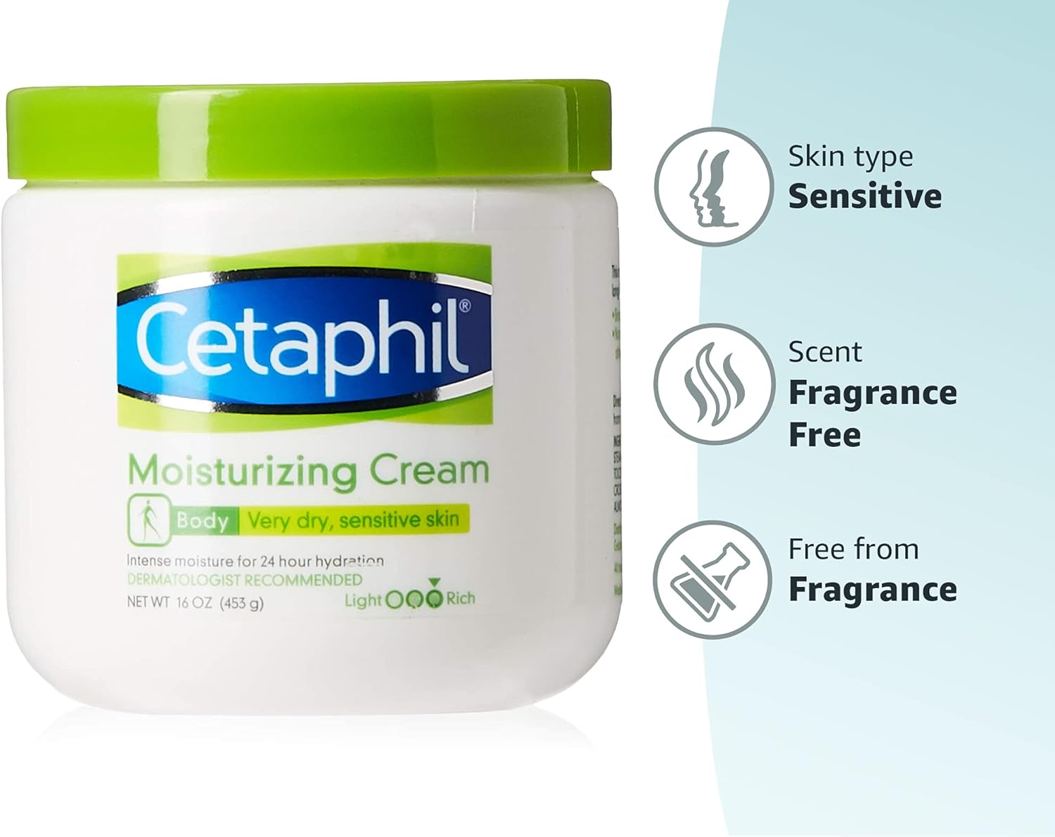 Cetaphil Moisturizing Cream 453g (Pack of 2)
