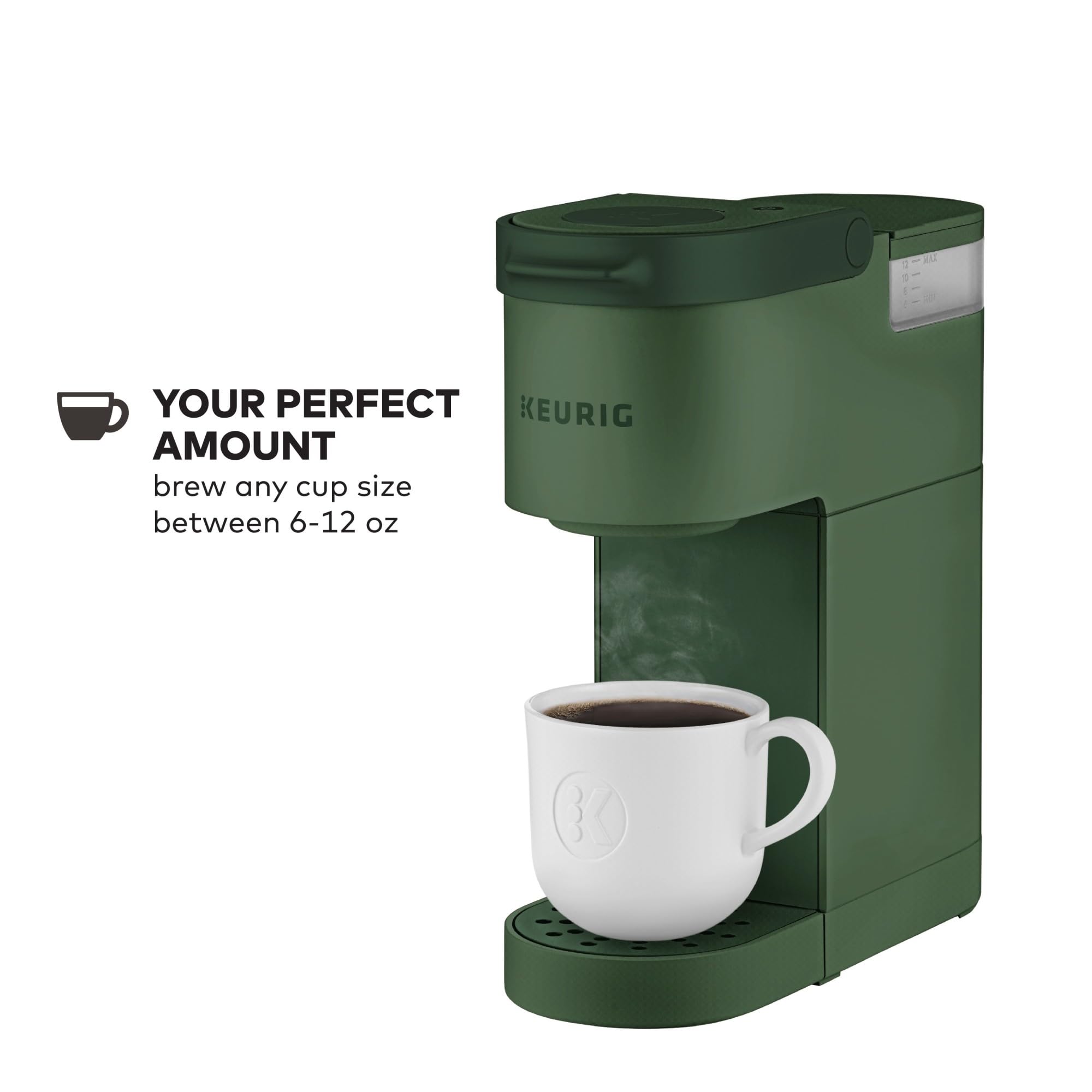 Keurig K-Mini Single Serve K-Cup Pod Coffee Maker, 6 to 12oz Brew size, with Cord Storage, Perfect for Small Spaces, Black