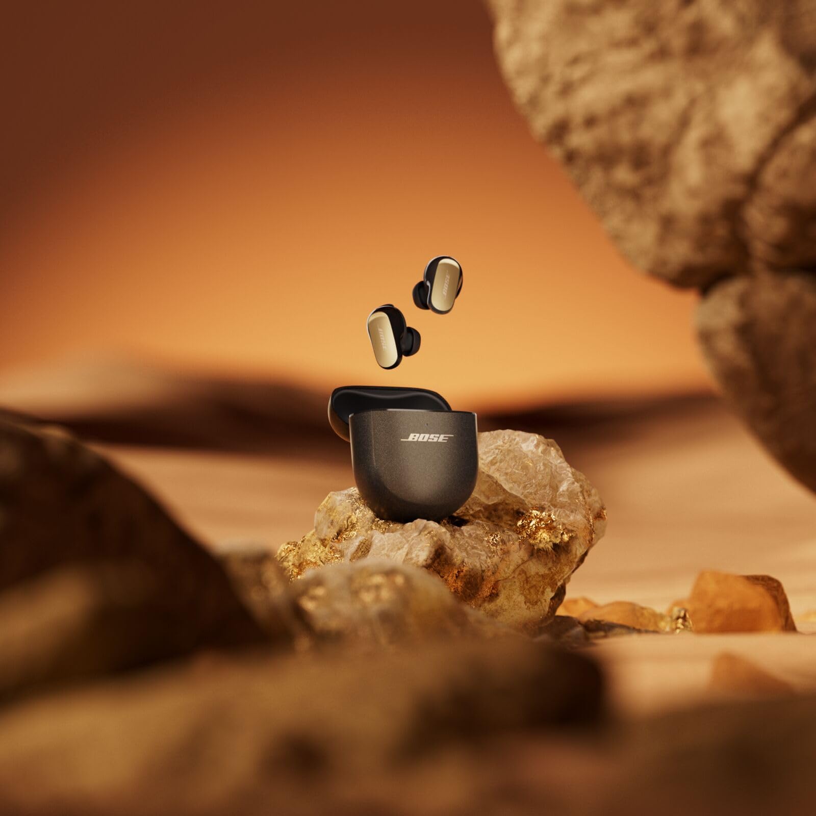 Bose QuietComfort Ultra Earbuds (2nd Gen) - Wireless Noise Cancelling Earbuds with Mic, Immersive Audio, USB-C Charging, Up to 6 Hours Battery, IPX4 Rating, Black