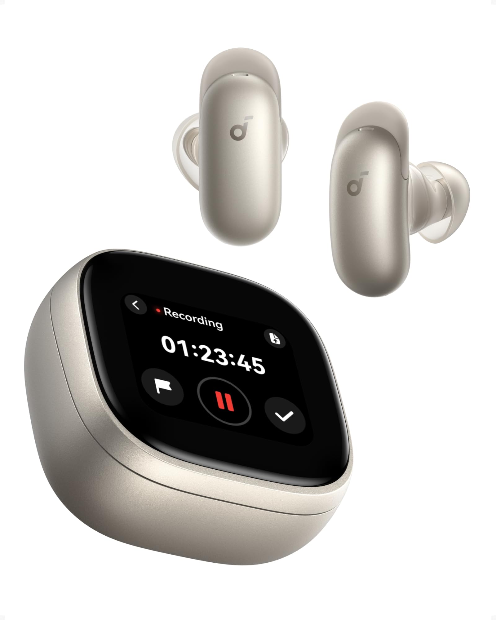 Soundcore Liberty 5 Pro,Guinness World Records-Certified Call Quality,Anker Thus™ AI Chip,Active Noise Cancelling Wireless Earbuds,Crystal-Clear Calls for Commute,Noisy Environments