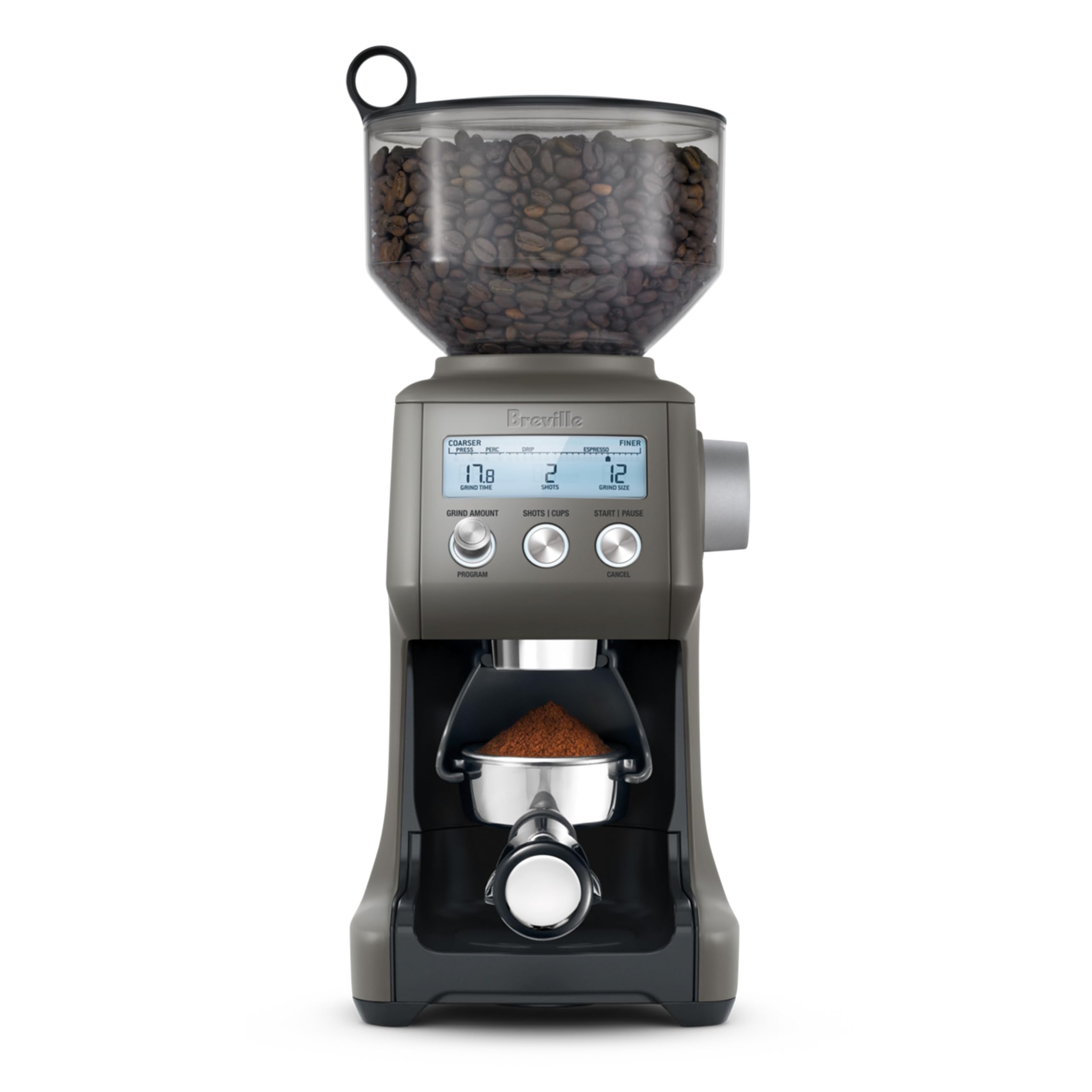 Breville BCG820BSS Smart Grinder Pro for Coffee and Espresso, Brushed Stainless Steel