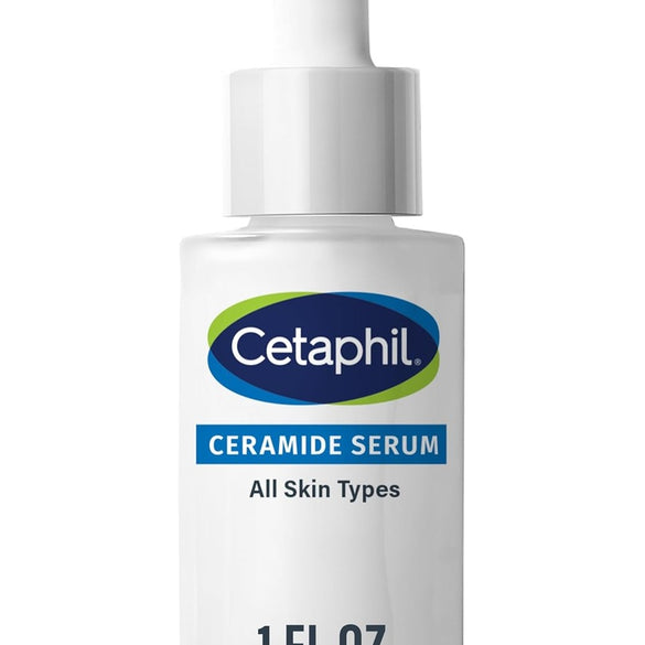 Cetaphil Ceramide Serum, Hydrates and Restores Skin Barrier, Formulated with Ceramides & Centella Asiatica, Designed for Sensitive Skin, Fragrance Free, Dermatologist Tested, 1oz