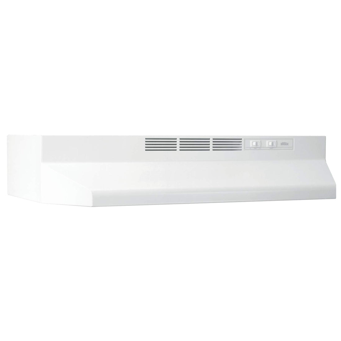 Broan-NuTone 413001 Non-Ducted Ductless Range Hood with Lights Exhaust Fan for Under Cabinet, 30-Inch, White