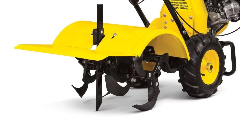 Champion Power Equipment 19-Inch Counter Rotating Rear Tine Tiller with Self-Propelled Agricultural Tires 100380