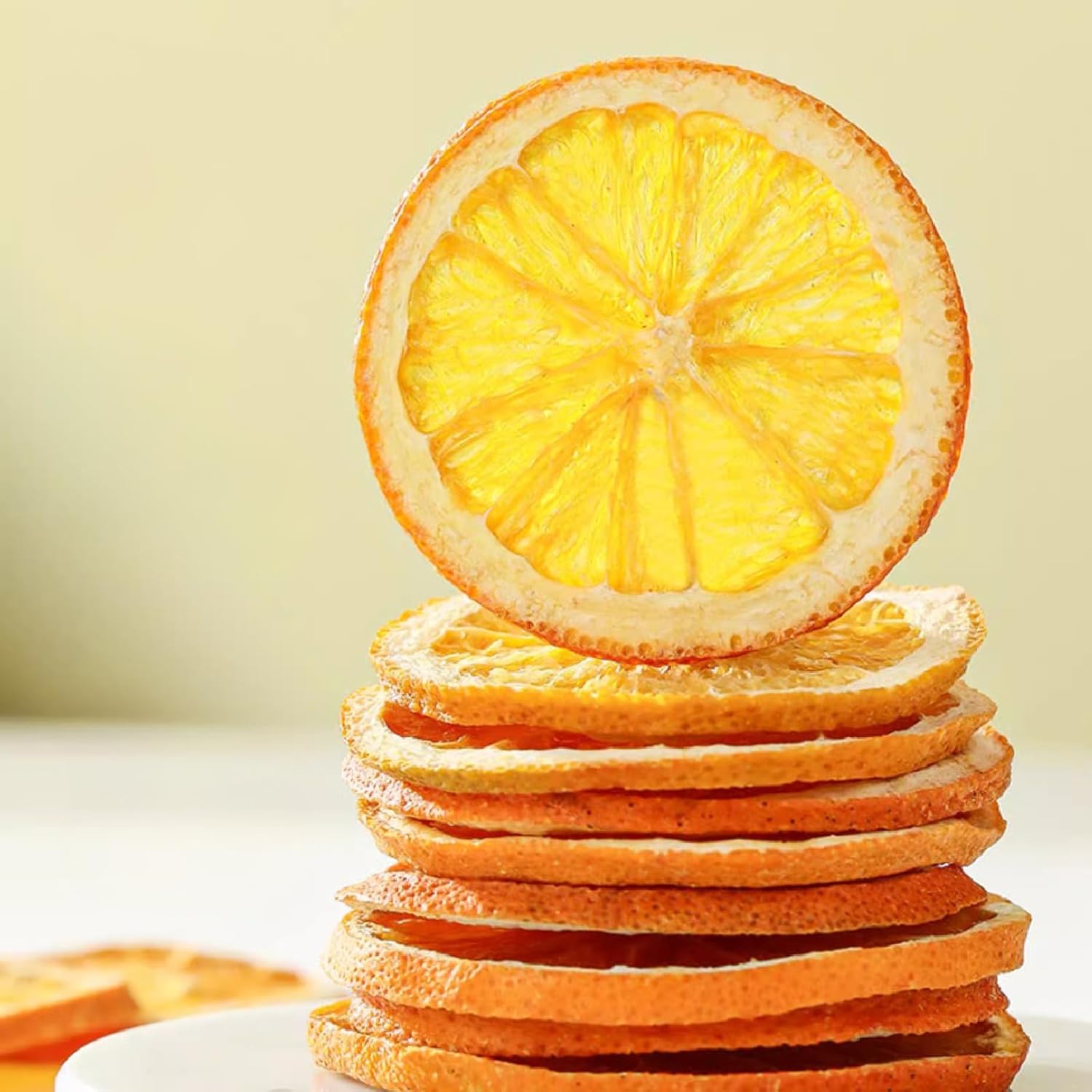 TXDYNLLK Dried Orange Slices 17.6oz(500g) Dehydrated Oranges for Vibrant Cocktails, Festive Christmas Decor, Aromatic Candles, Creative Crafts-Citrus Wheels Perfect for Flavorful Fruit Tea