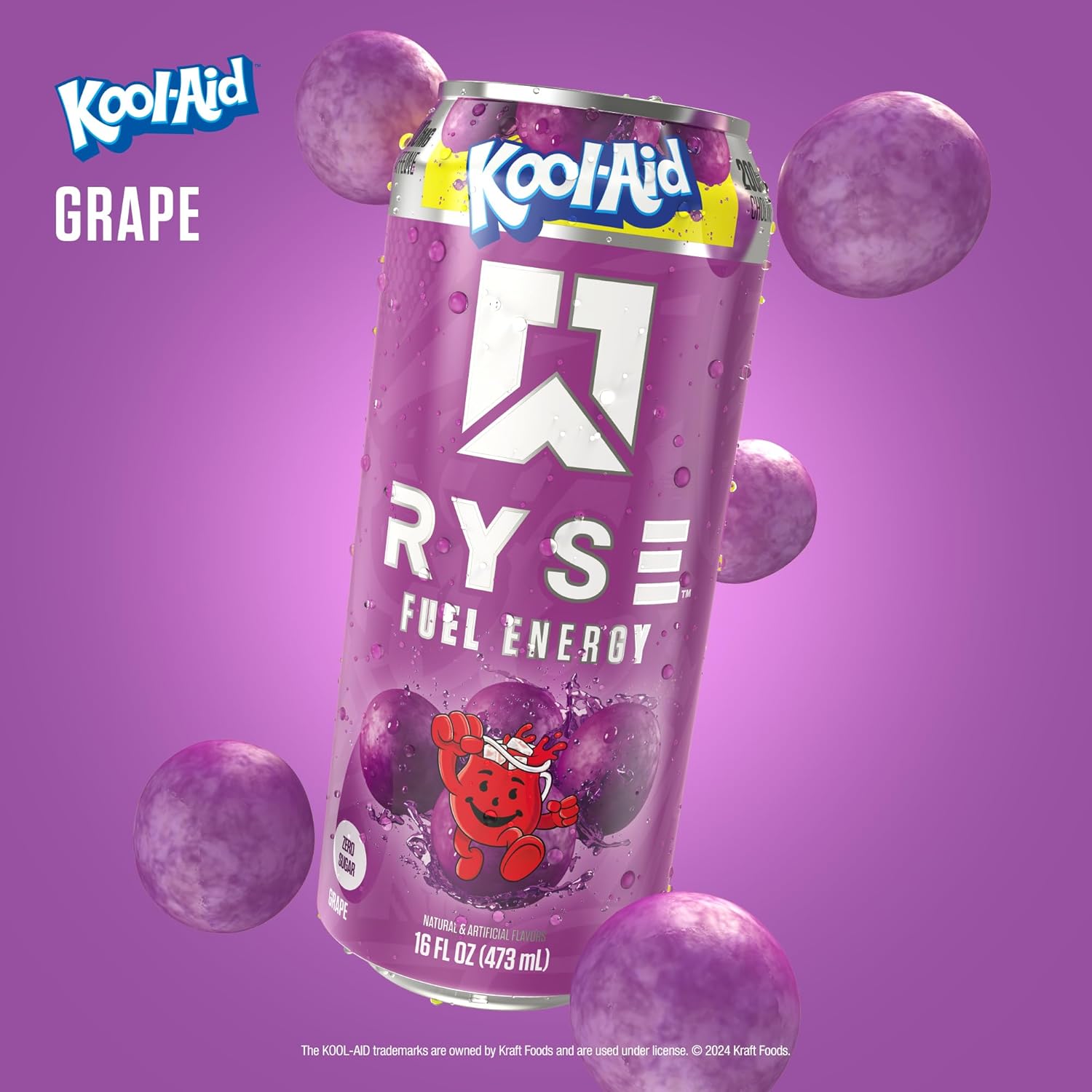 RYSE Fuel Energy Drink - Variety Pack - Sugar Free, Gluten Free & Vegan - 200mg Natural Caffeine, Taurine & Choline for Focus & Energy - No Artificial Colors - 16 fl oz Cans (12-Pack)