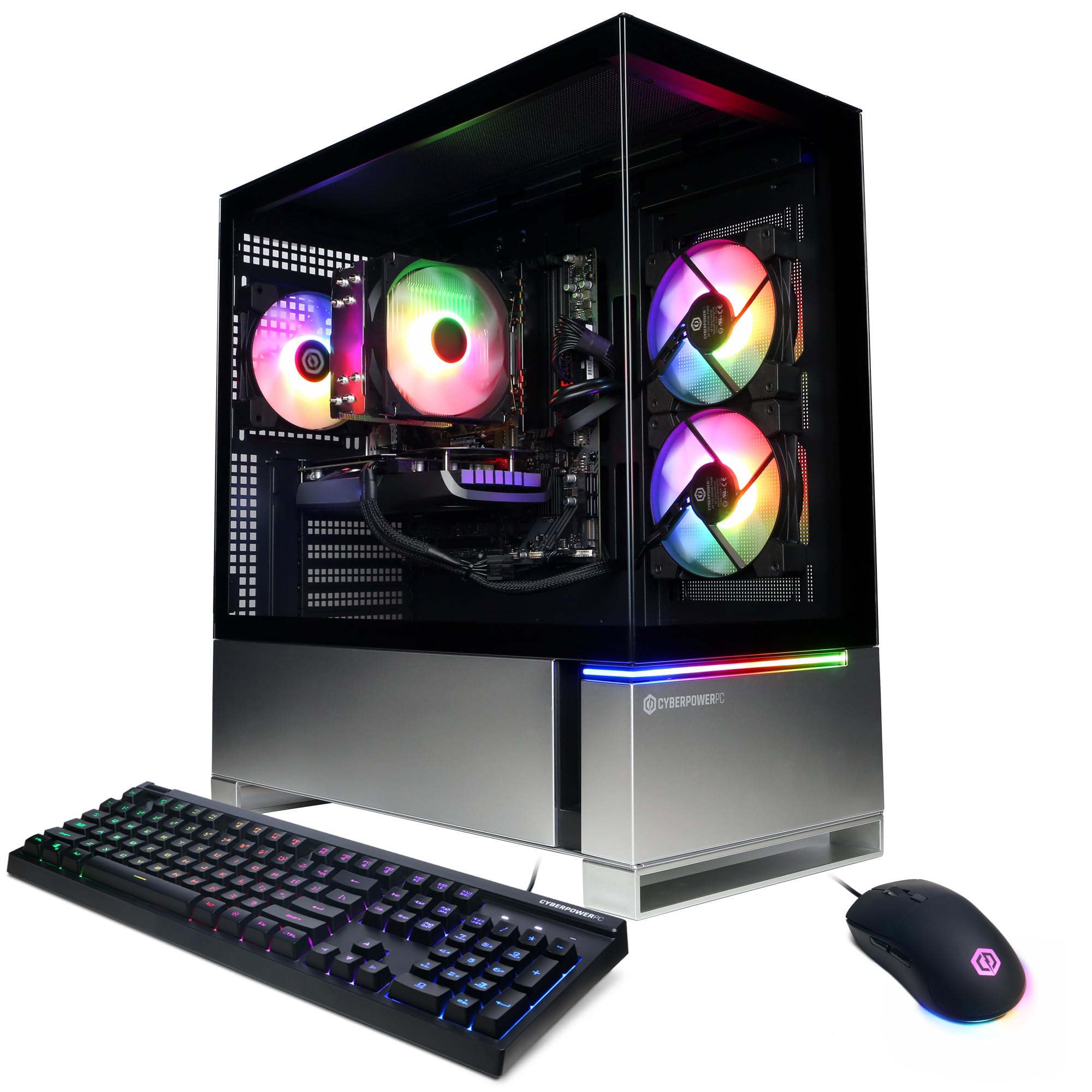 CyberPowerPC Gamer Master Gaming PC, AMD Ryzen 7 8700F 4.1GHz, GeForce RTX 5060 Ti 8GB, 16GB DDR5, 1TB PCIe 4.0 SSD, WiFi Ready & Windows 11 Home (GMA2900A3)
