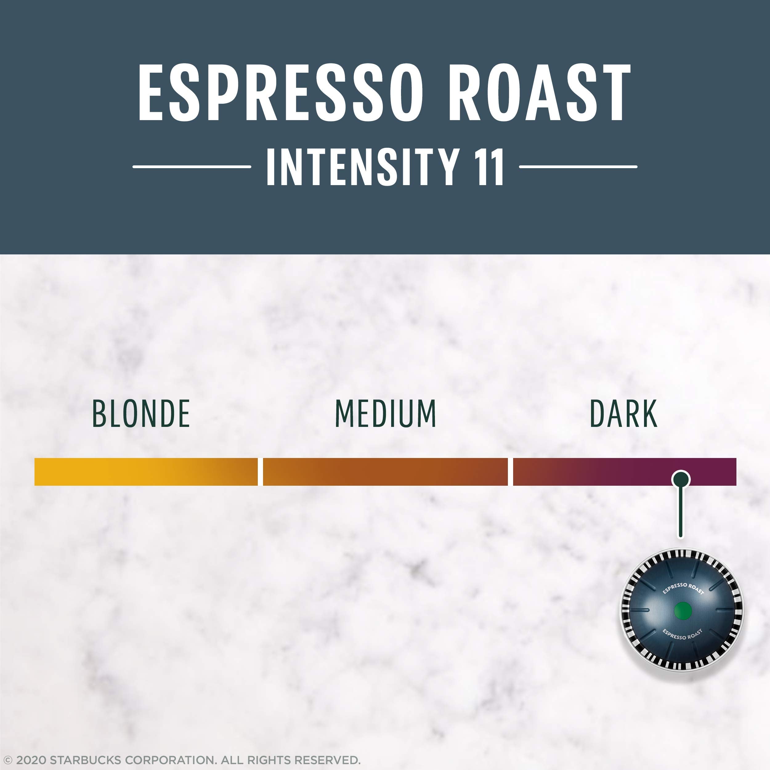 Starbucks by Nespresso Vertuo, Blonde Roast Espresso, 50-count Espresso Pods, Brews, 1.35 oz.
