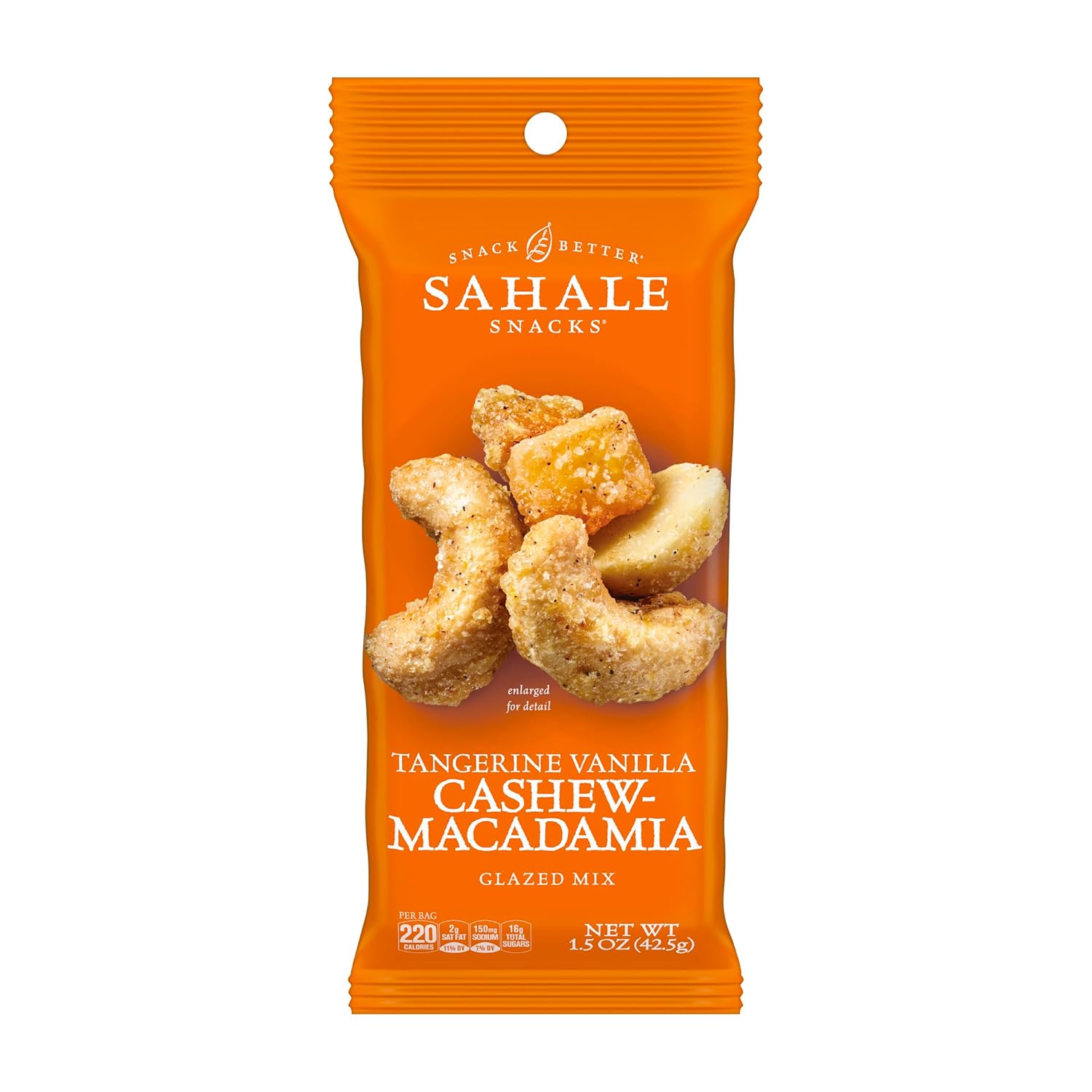 Sahale Snacks Glazed Mix Nut Blend Variety Pack, 1.5 Oz Grab & Go Bags (12 Total Packs) - Four Different Dry-Roasted Deluxe Mixed Nuts Blends Included - Non-GMO Kosher & Certified Gluten-Free Snacks
