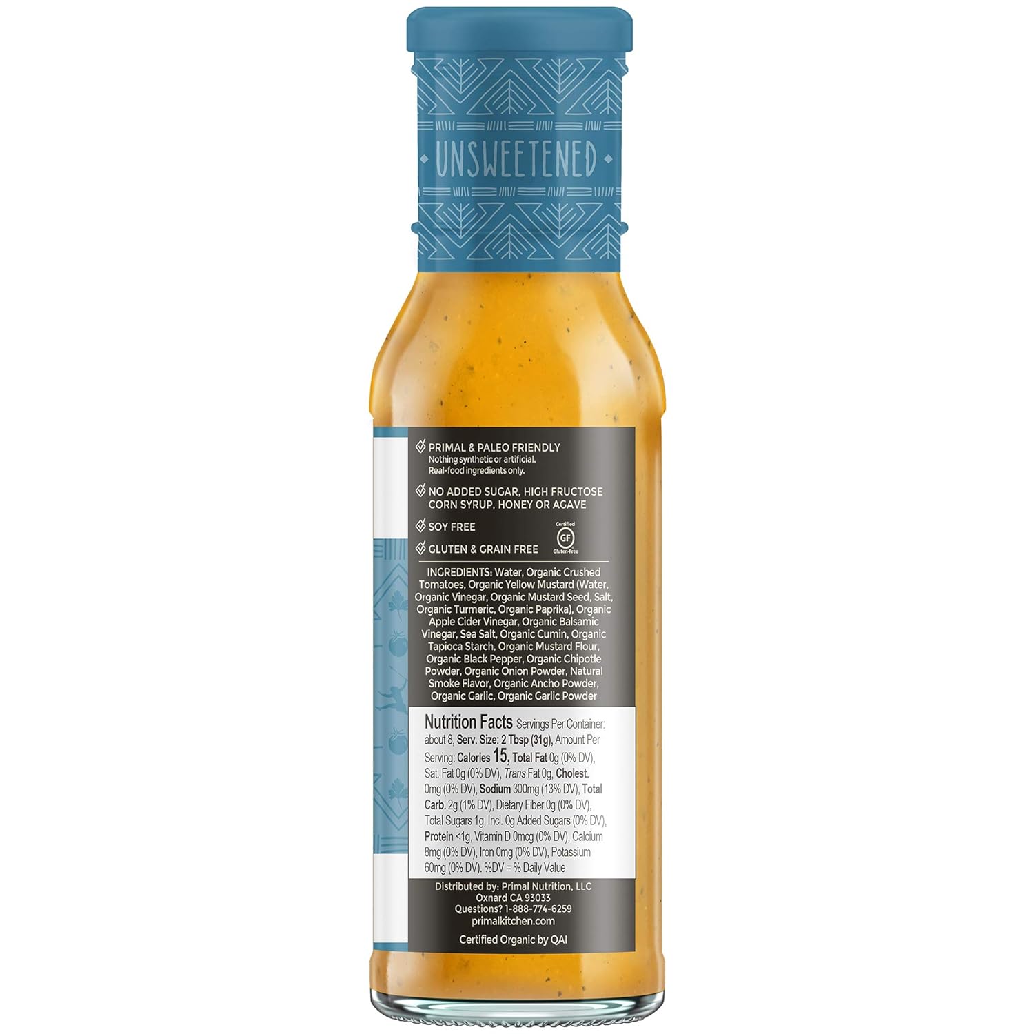 Primal Kitchen Organic Original BBQ, Golden BBQ & Steak Sauce 3-Pack, Made with Real Ingredients, No Cane Sugar or Corn Syrup