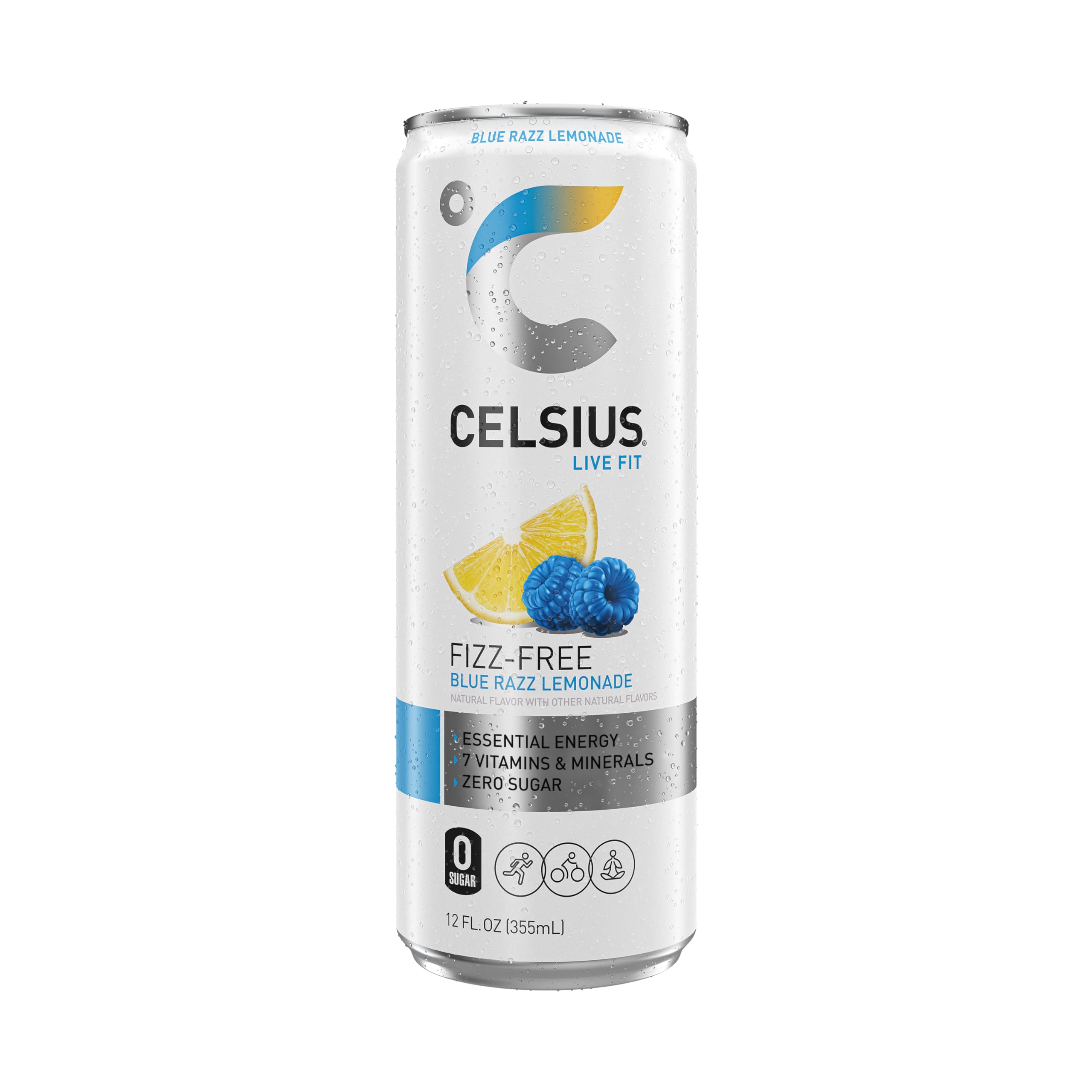 CELSIUS Sparkling Kiwi Guava, Functional Essential Energy Drink 12 Fl Oz (Pack of 12)