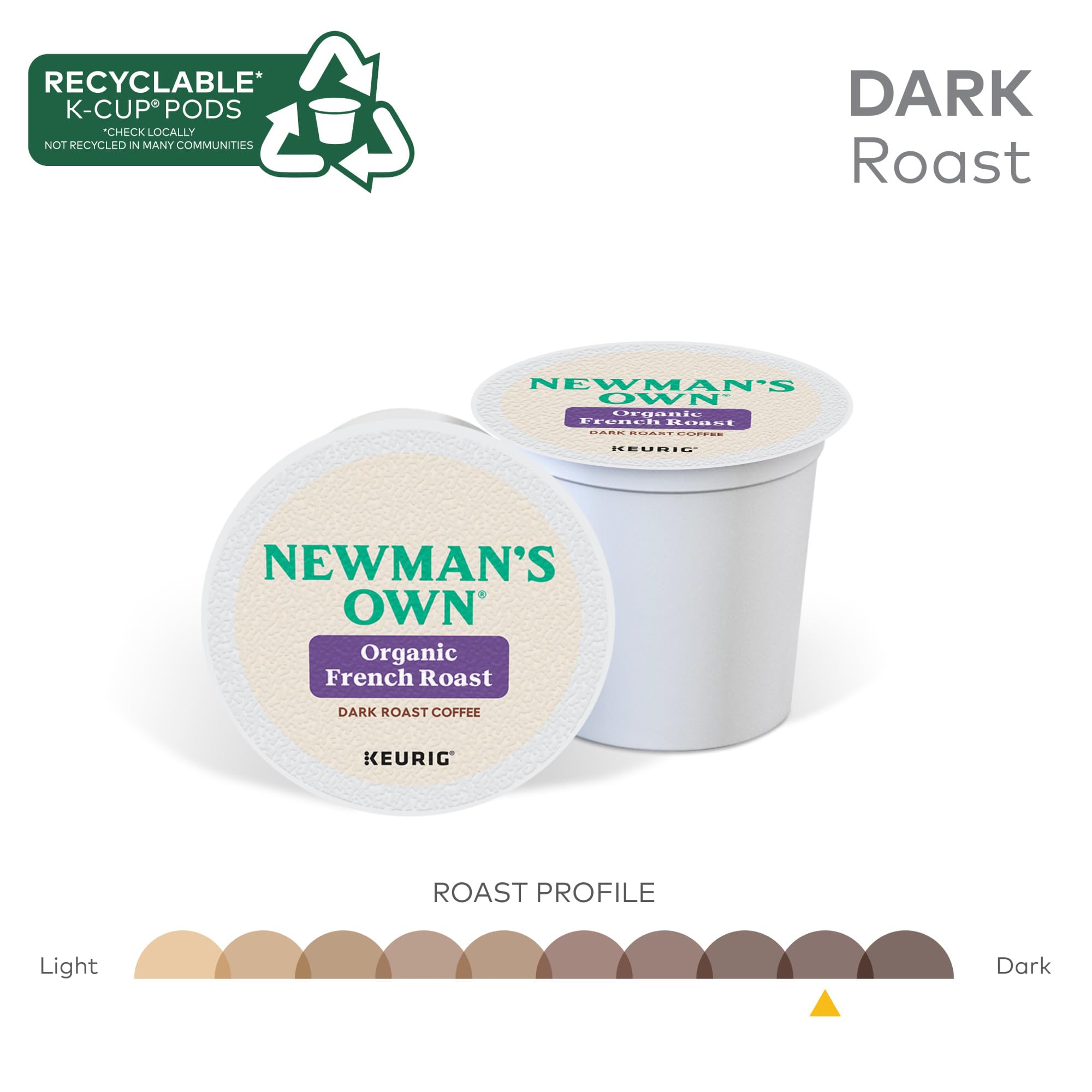 Newman's Own Organics Special Blend Keurig Single-Serve K-Cup Pods, Medium Roast Coffee, 96 Count