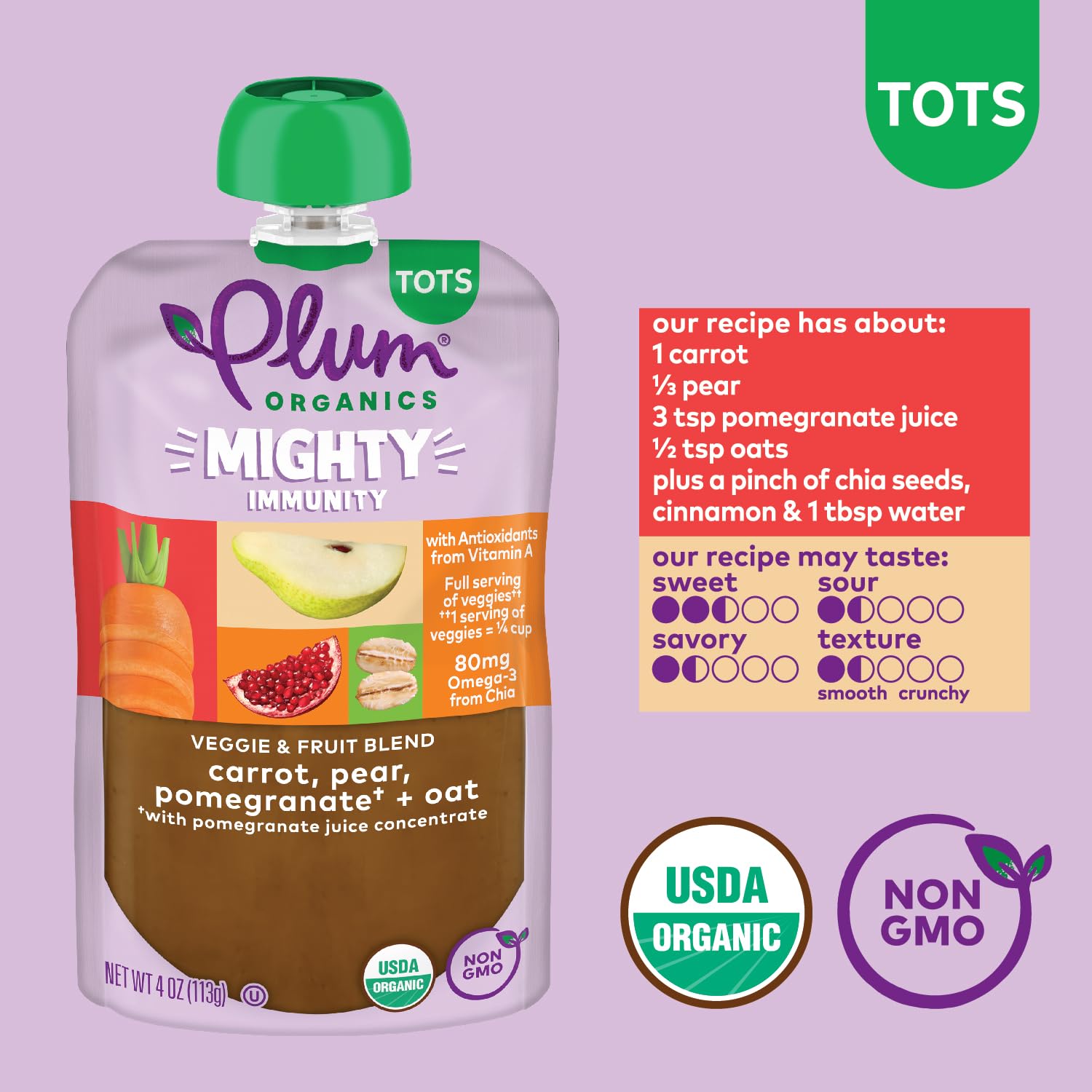 Plum Organics Variety Pack, 12+ Months – Toddler’s Flavor Expedition – Mighty Builder Organic Fruit & Veggie Pouches – 4 oz Pouch, Pack of 18 (Amazon Exclusive)